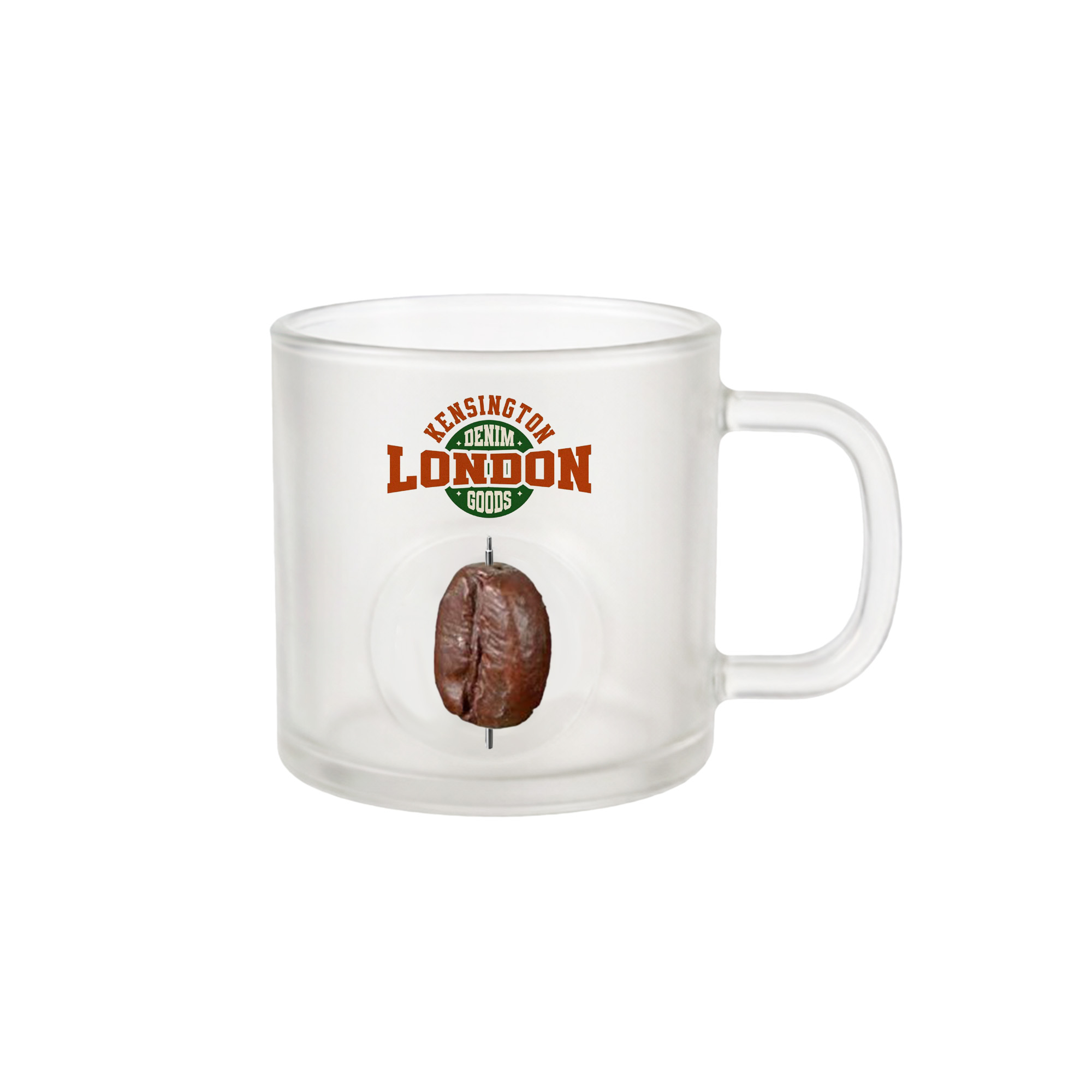 Frosted Glass Mug with Custom Spinner Toy - Image 5