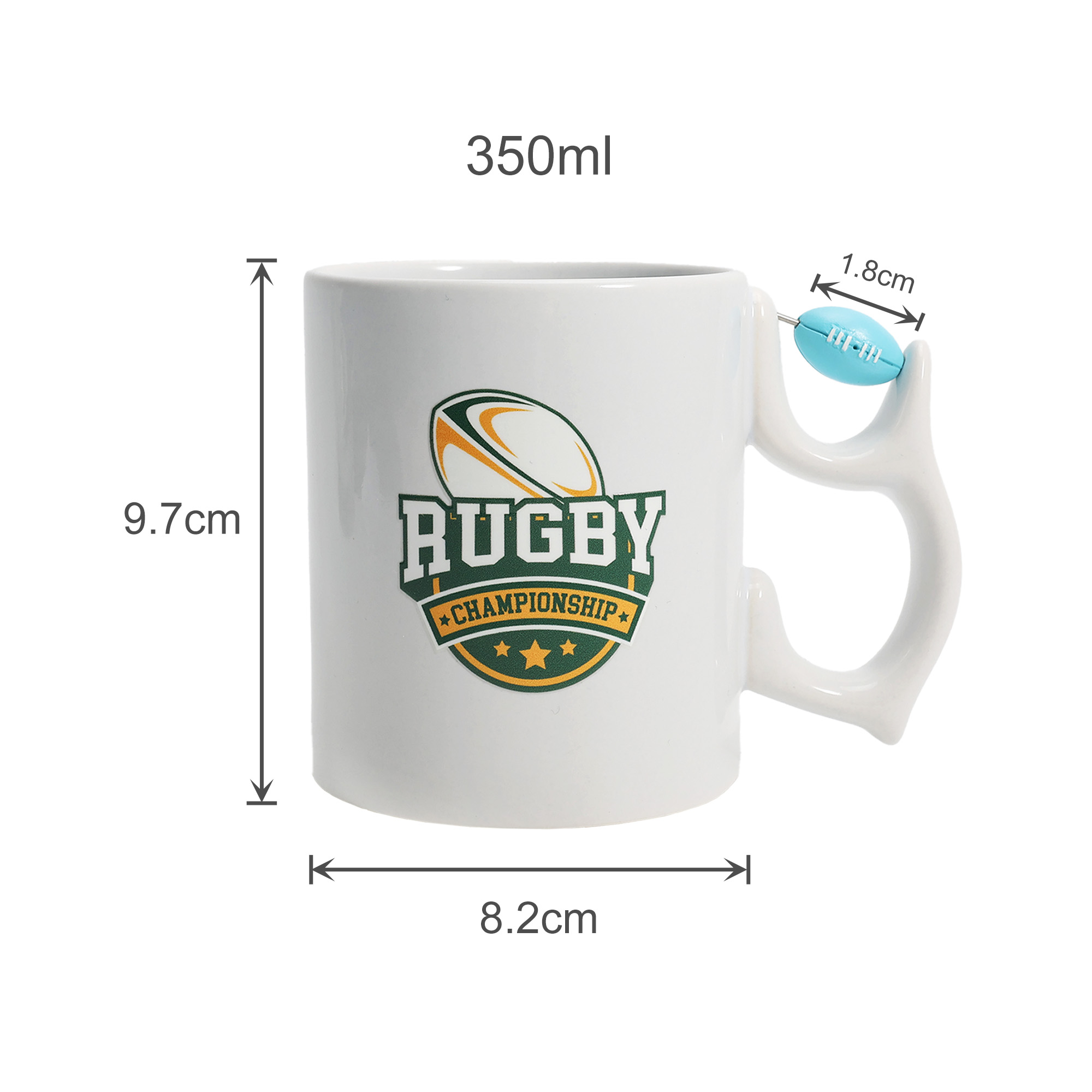 Ceramic Mug with Custom Spinner Toy - Image 8