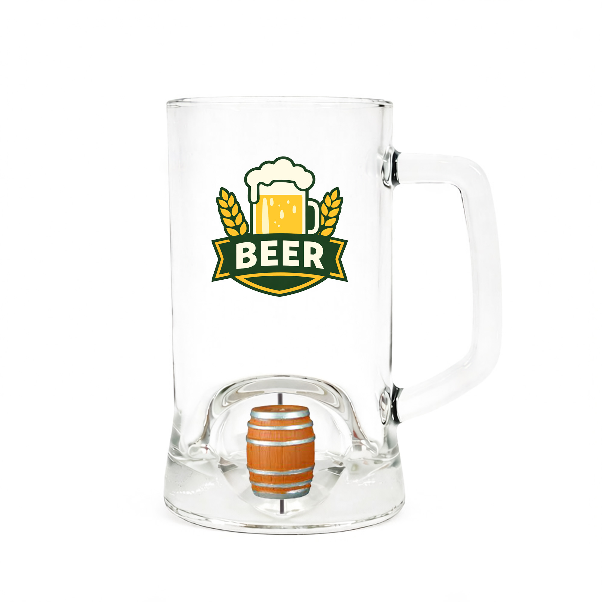 Beer Glass with Custom Spinner Toy - Image 4