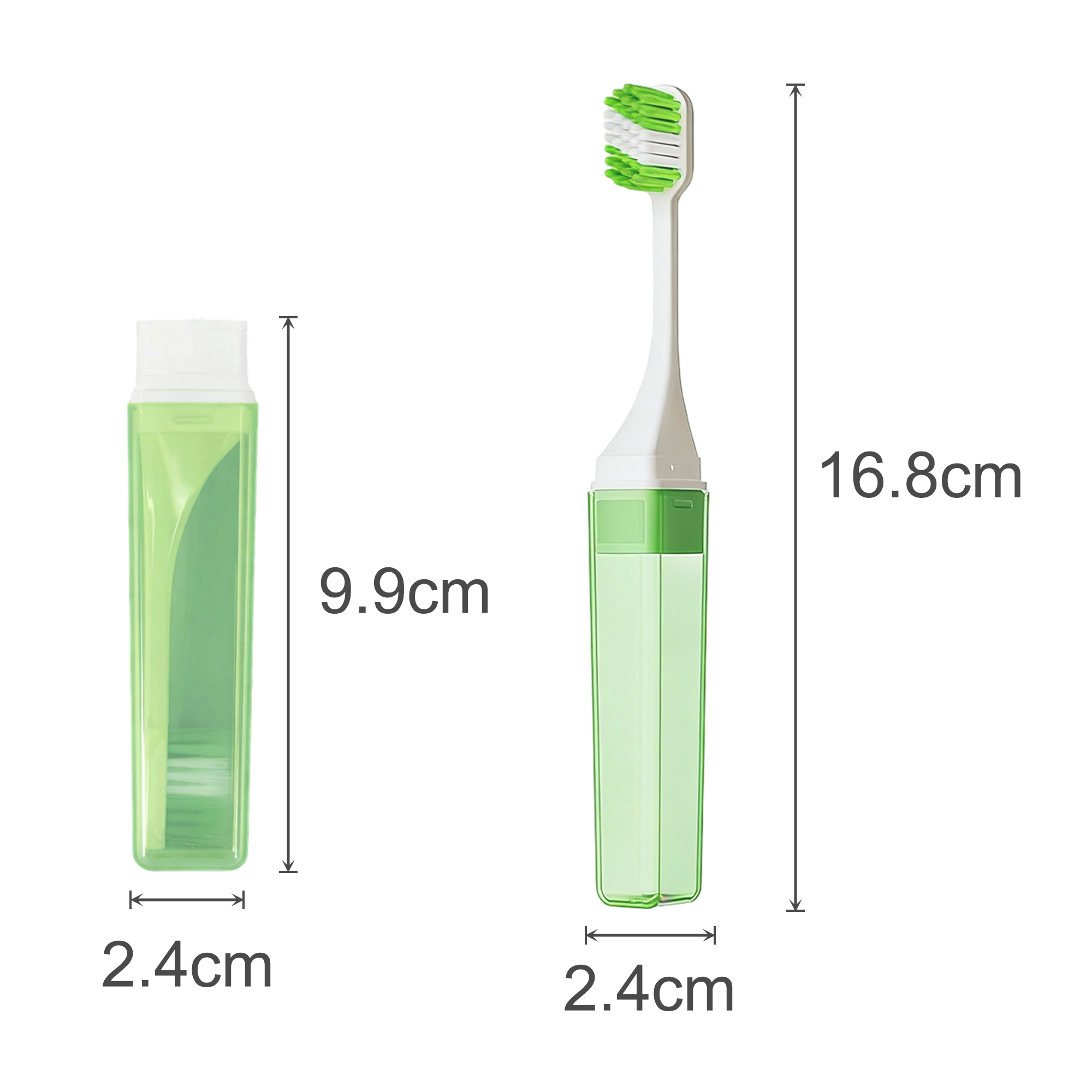 Square Foldable Handle Toothbrush - Image 7