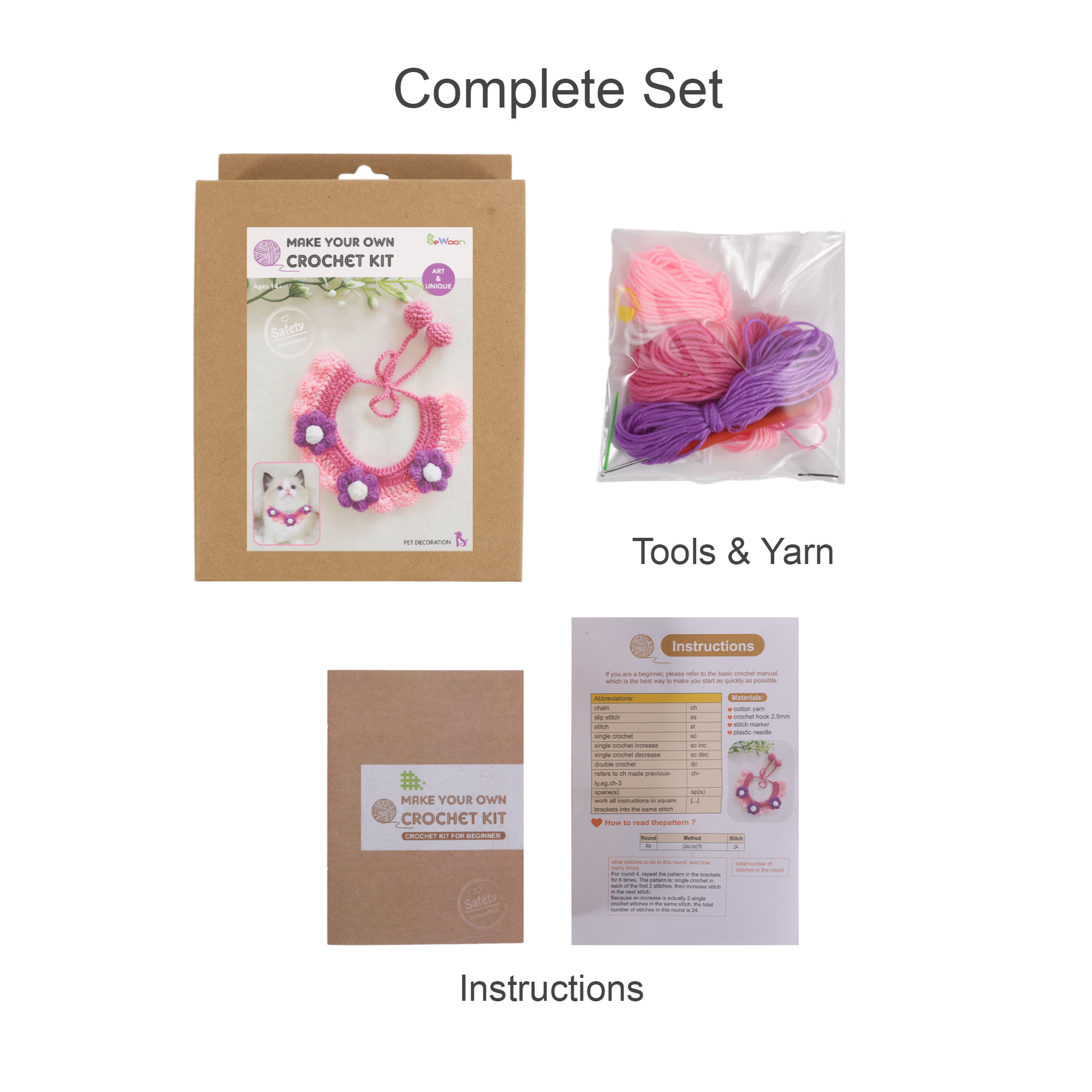 Custom Pet Bib Crochet Kit - Image 5