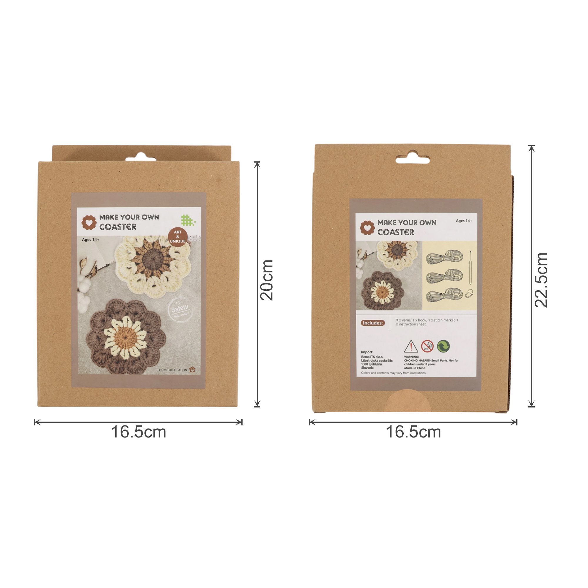 Custom Coaster Crochet Kit - Image 3
