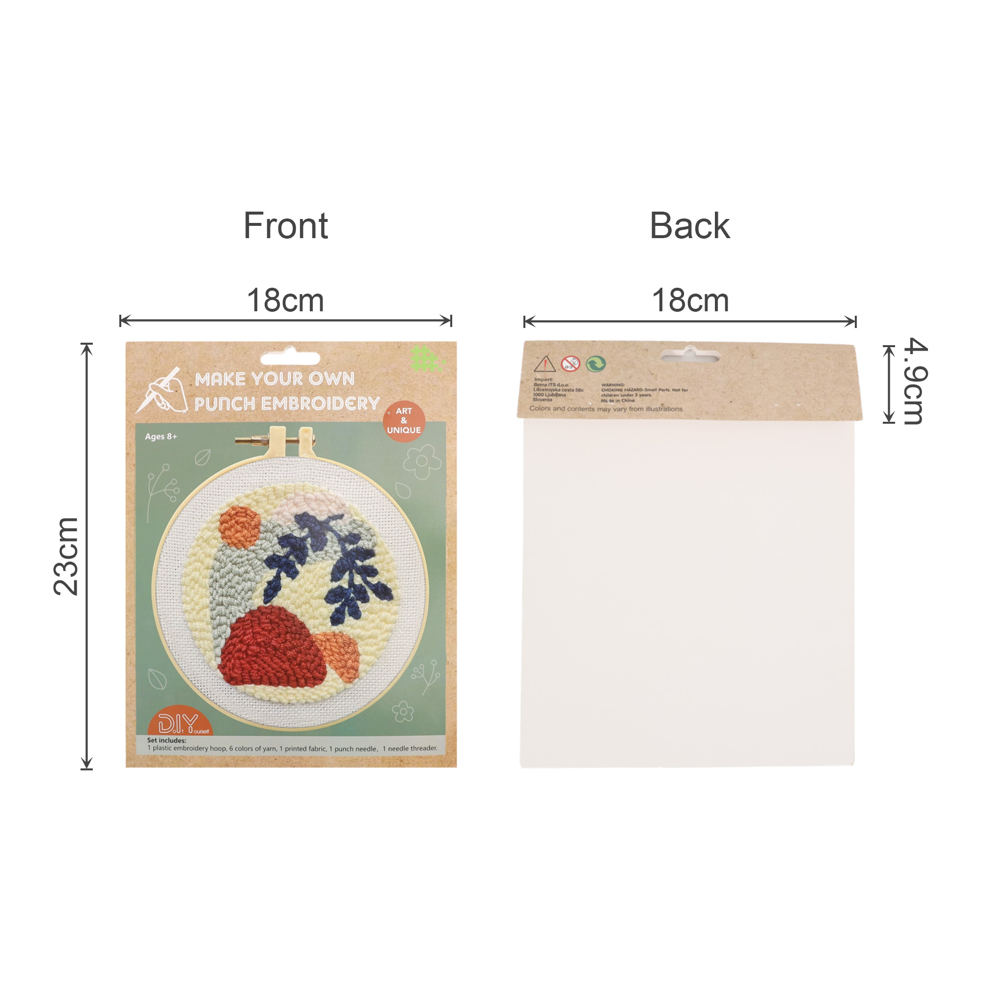 Custom Punch Needle Coaster Kit - Image 3