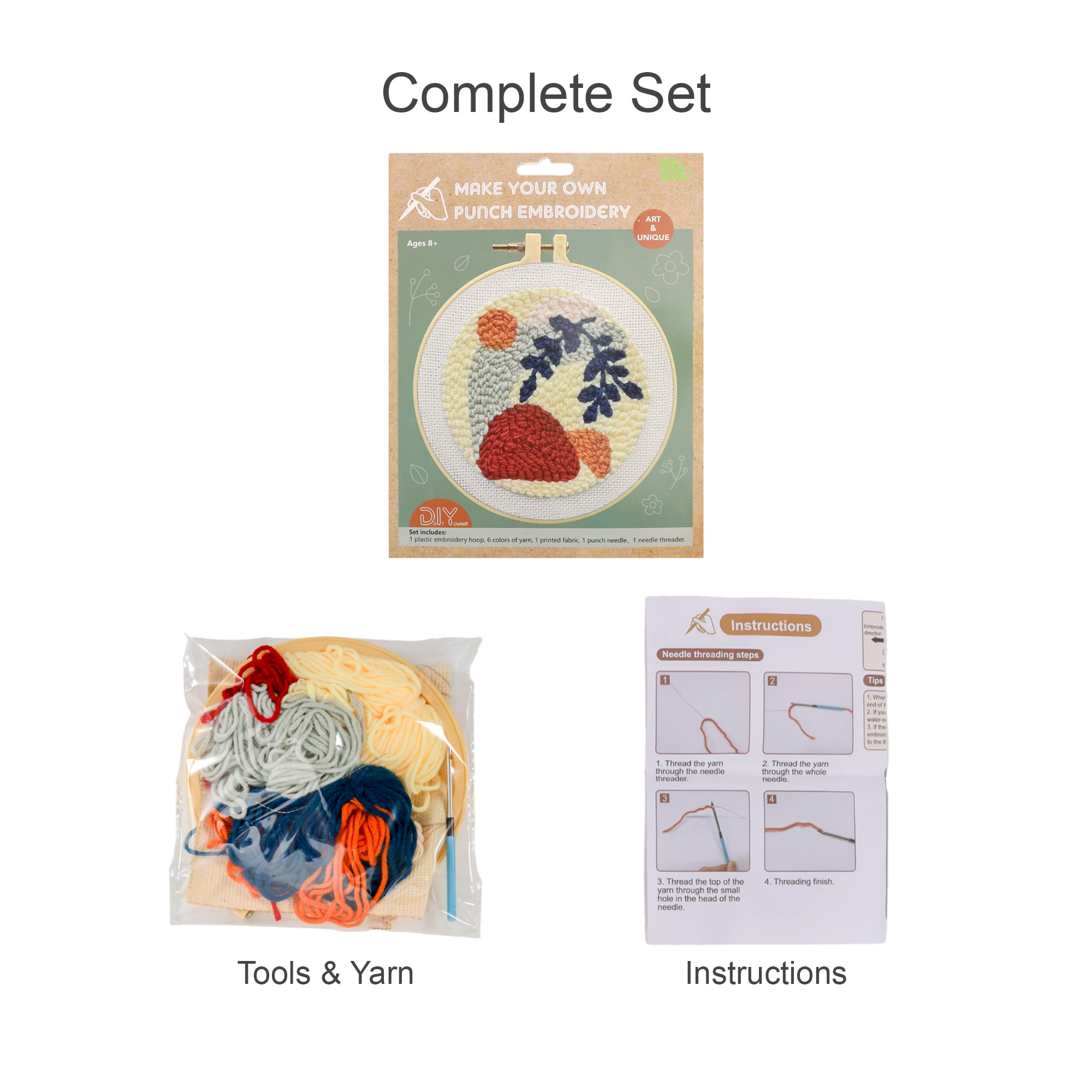 Custom Punch Needle Coaster Kit - Image 5