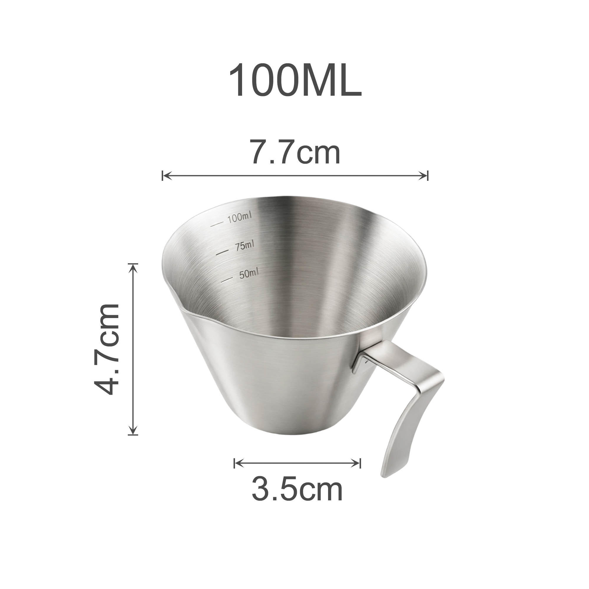 Stainless Steel Espresso Measuring Cup - Image 3