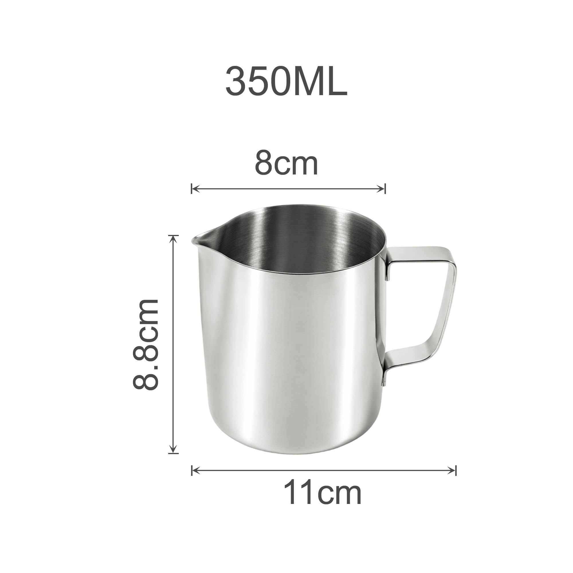 Stainless Steel Milk Frothing Pitcher - Image 3