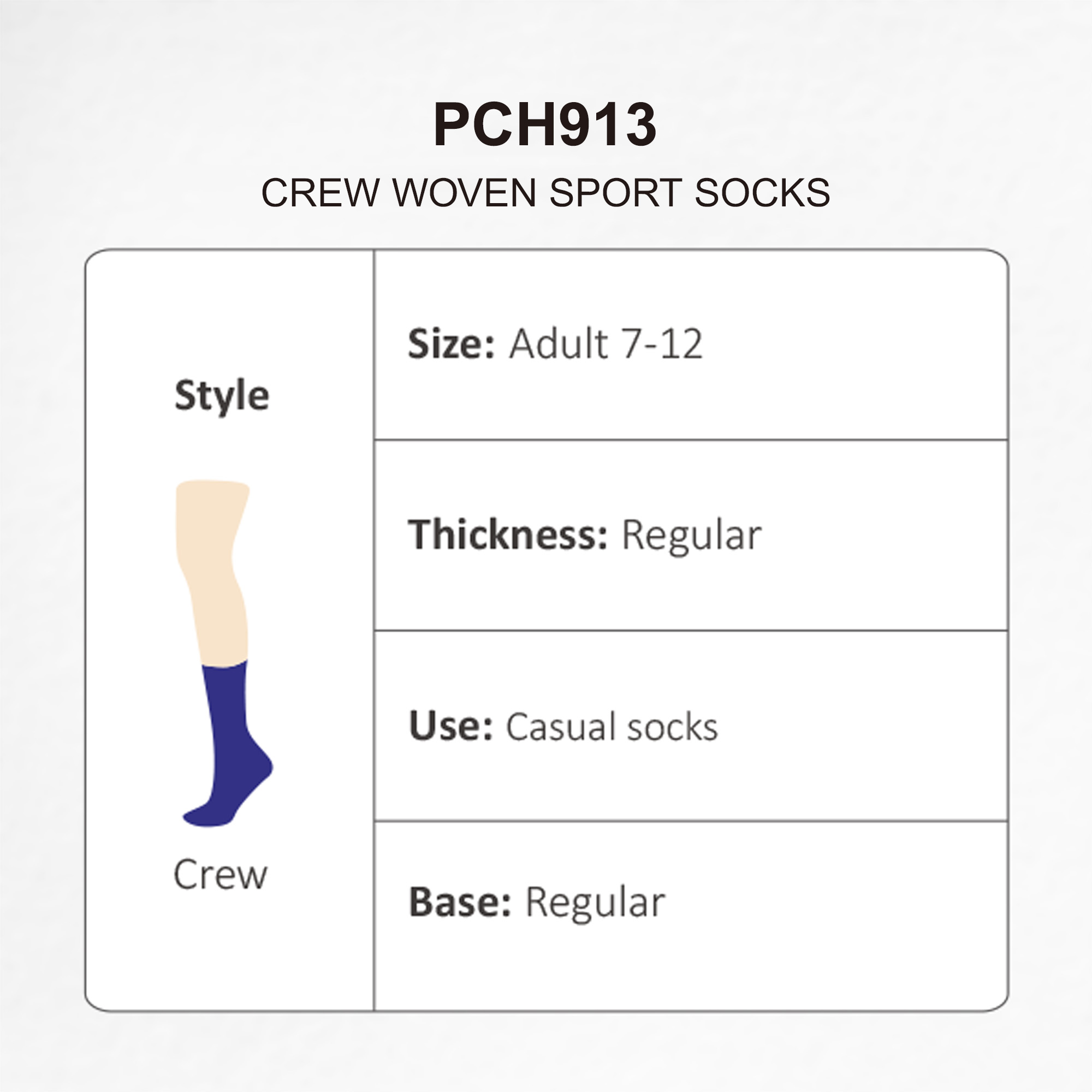 Crew Woven Sport Socks - Image 9