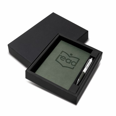 Genoa Notebook and Pen Gift Set - Image 2