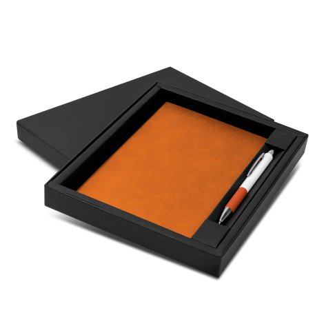 Genoa Notebook and Pen Gift Set - Image 4