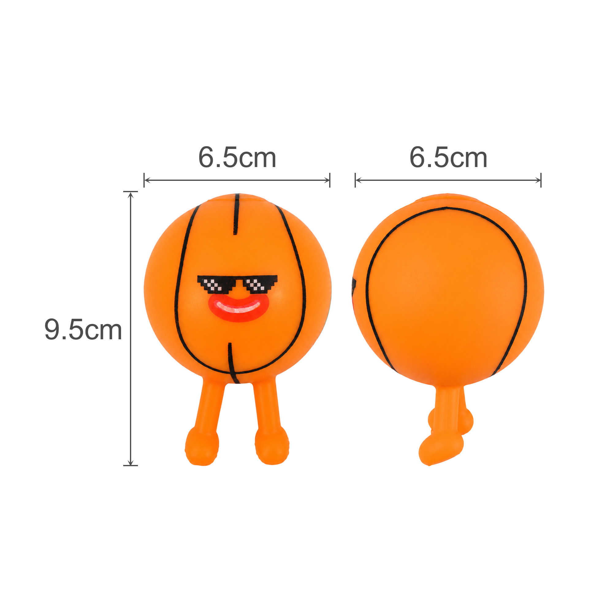 Squishy Stress Relief Sport Ball with Feet - Image 5