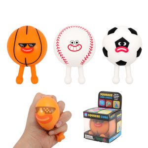 Squishy Stress Relief  Sport Ball with Feet