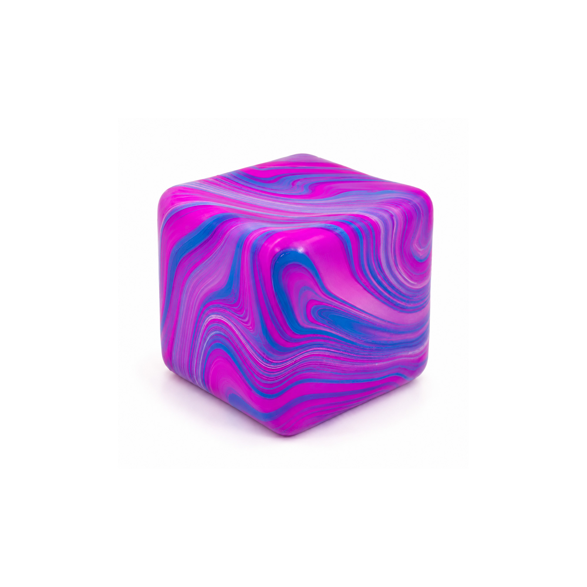 Squishy Stress Relief Colourful Cube - Image 3