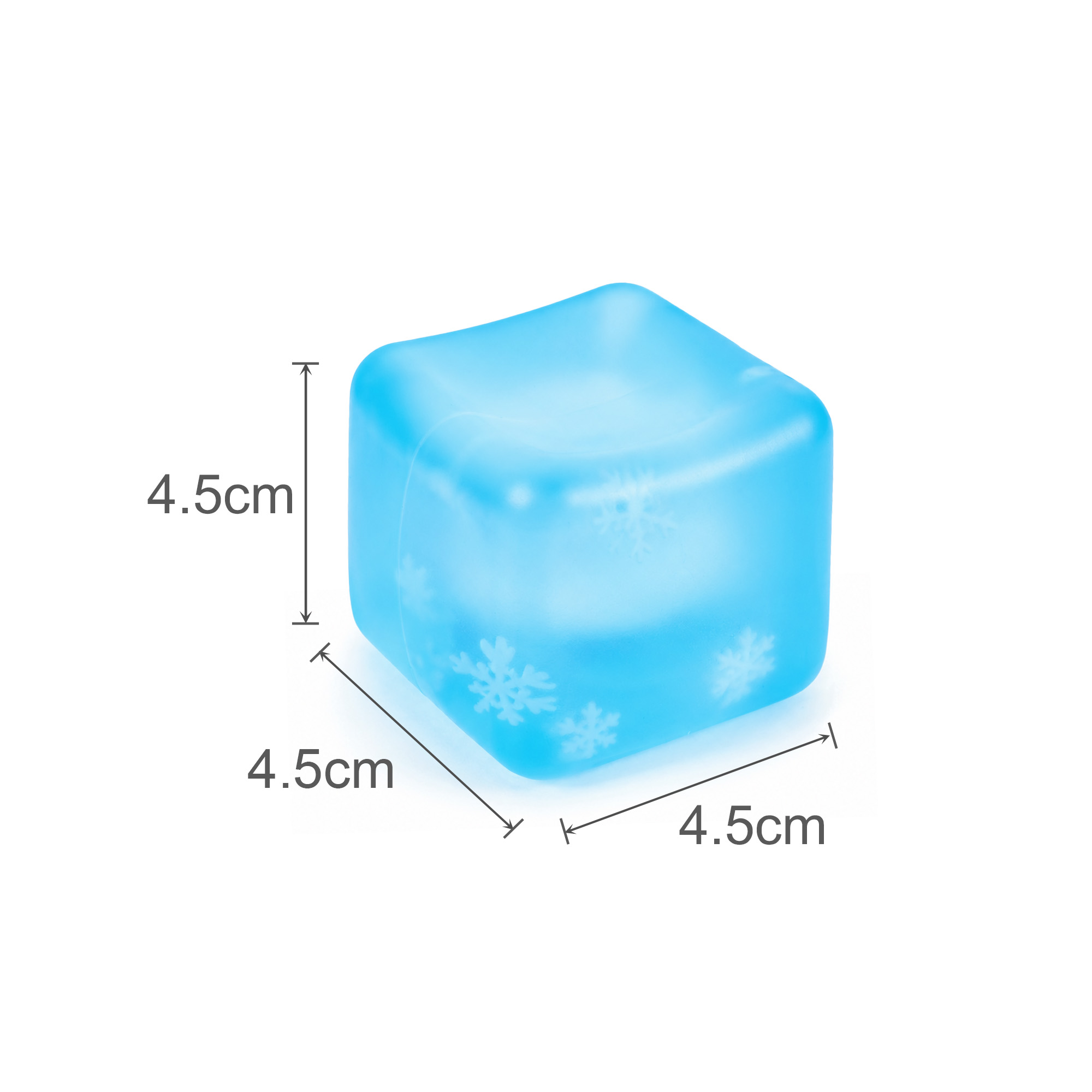 Squishy Stress Relief Snowflake Cube - Image 3