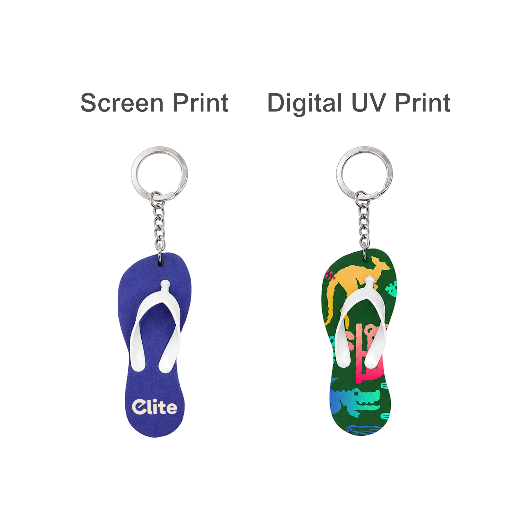 Thongs Shape EVA Keychain - Image 9