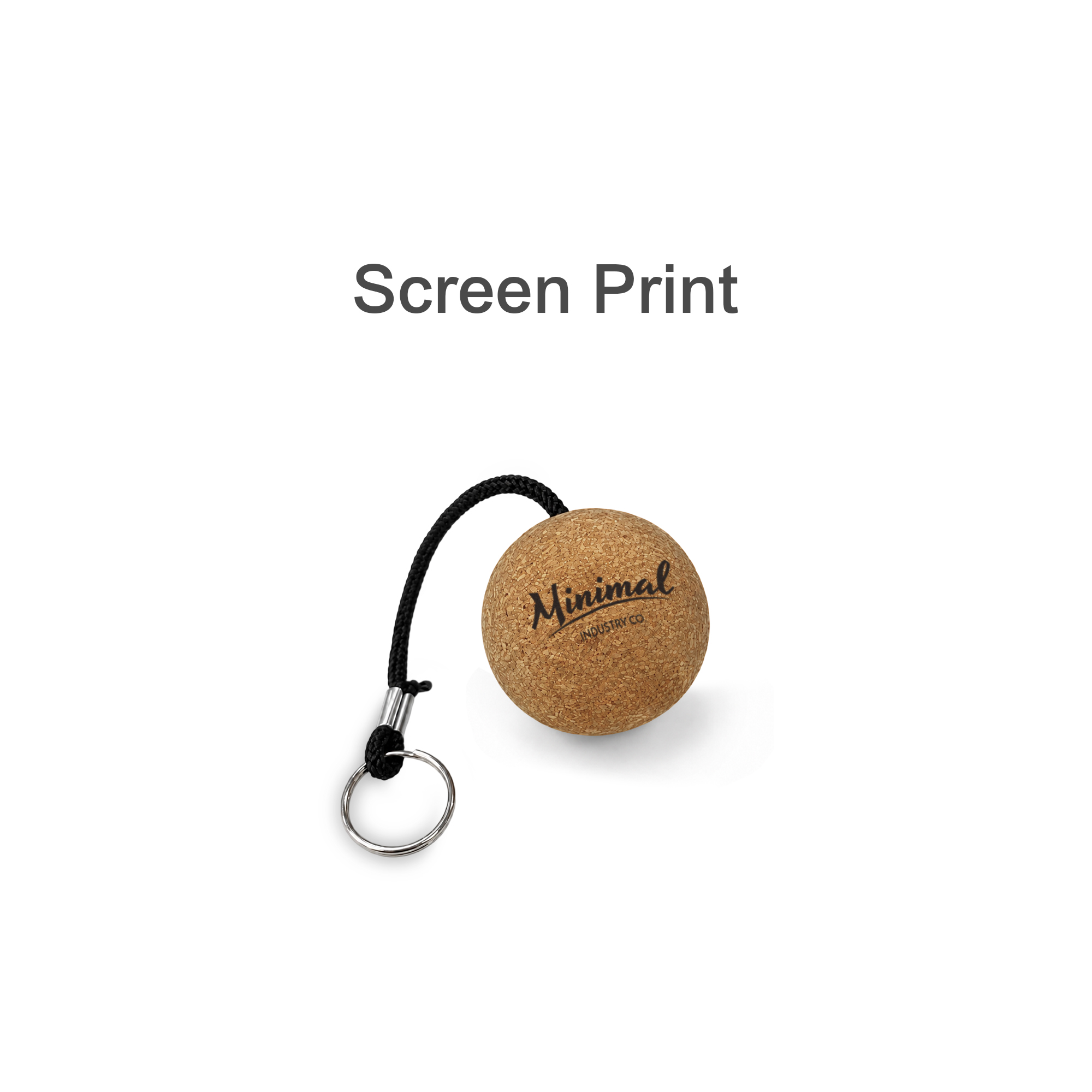 Cork Ball Keyring - Image 5