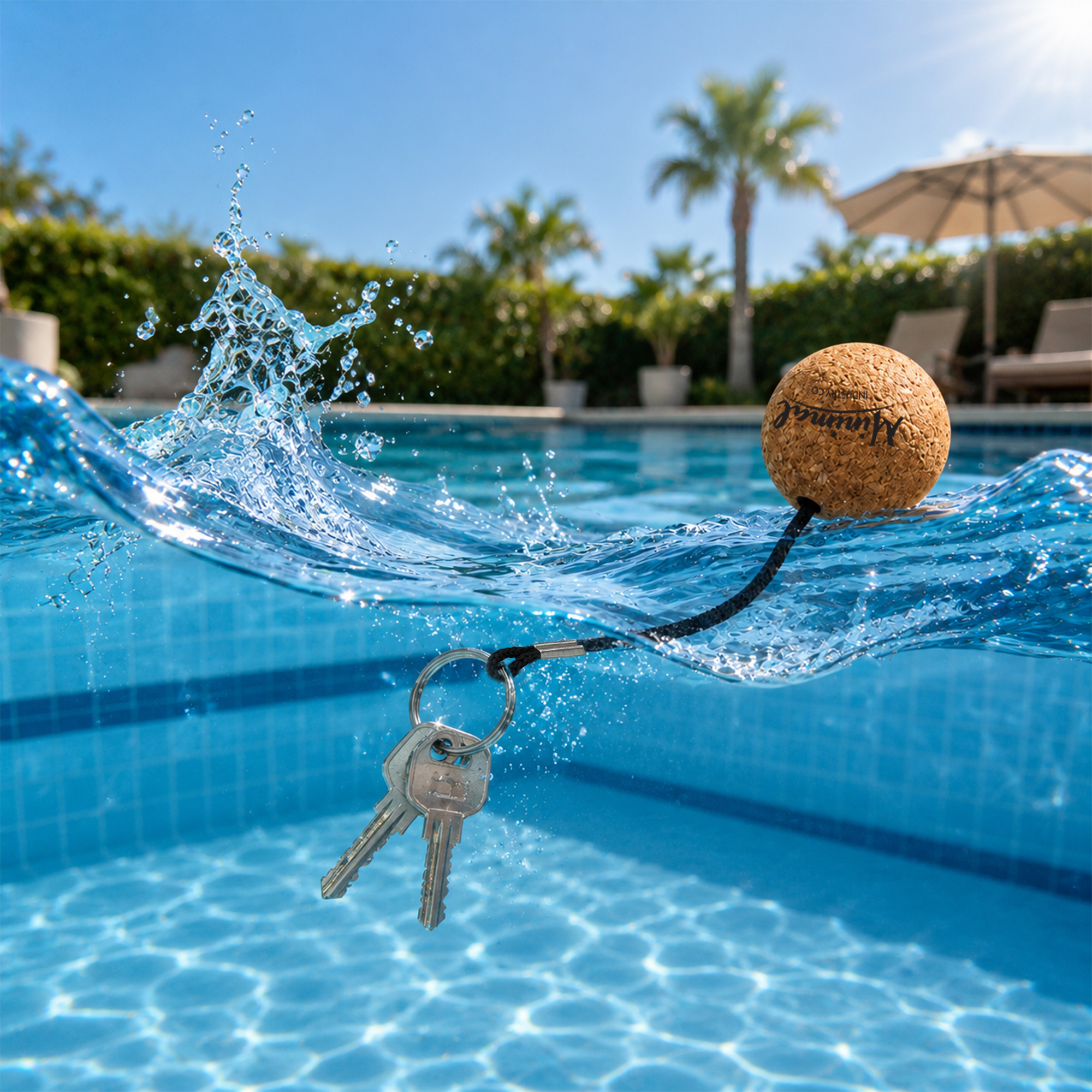 Cork Ball Keyring - Image 6