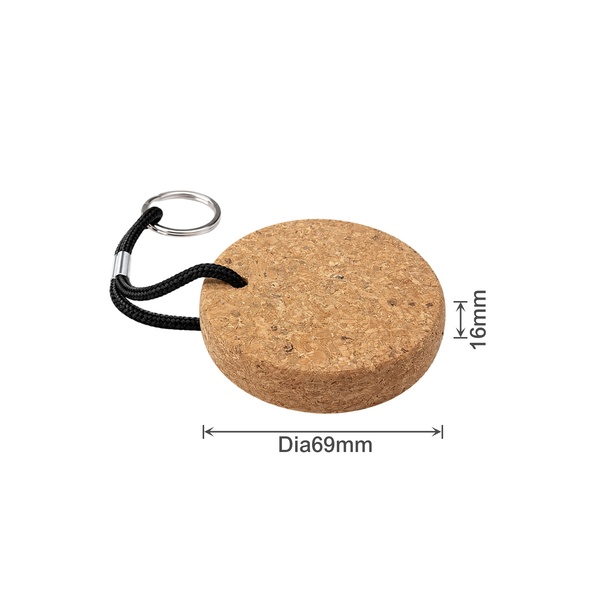 Round Cork Keyring - Image 4