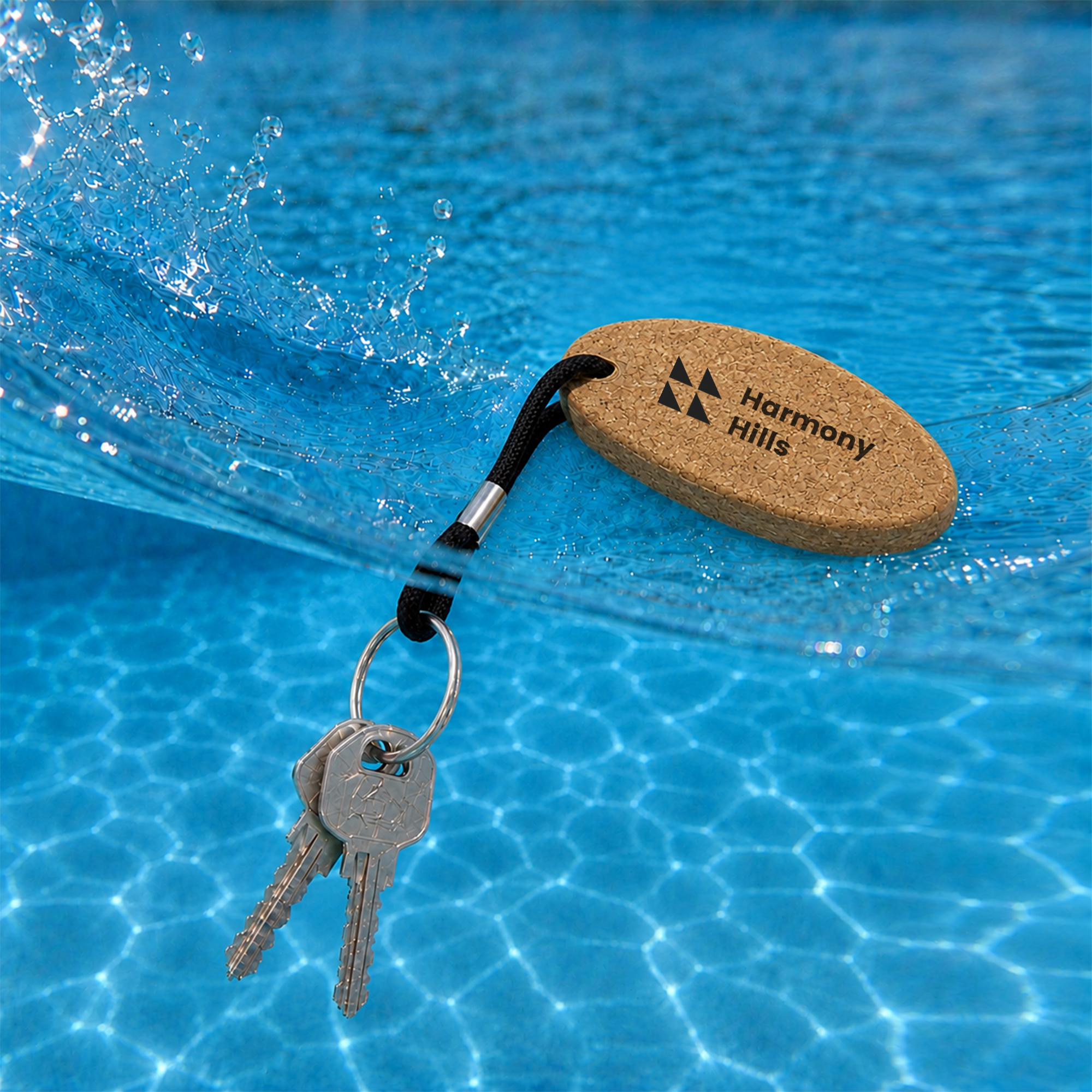 Oval Cork Keyring A - Image 6