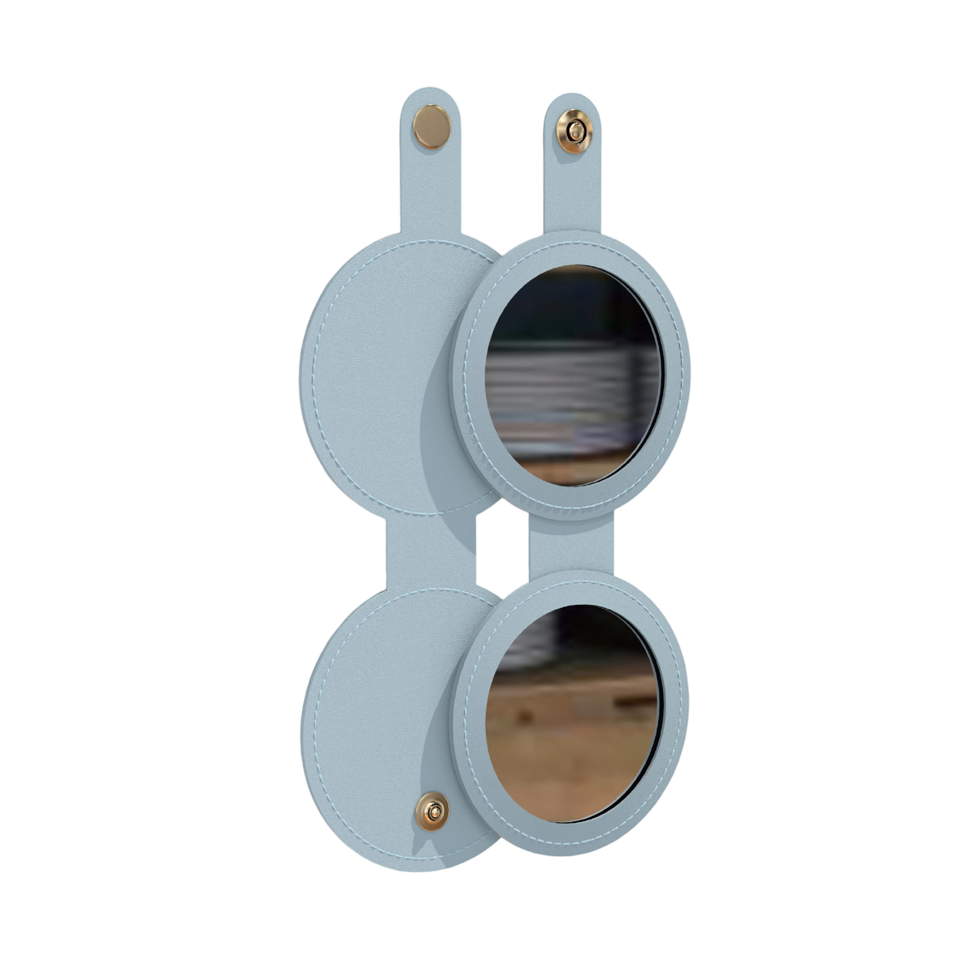 Round Folding Pocket Mirror - Image 2