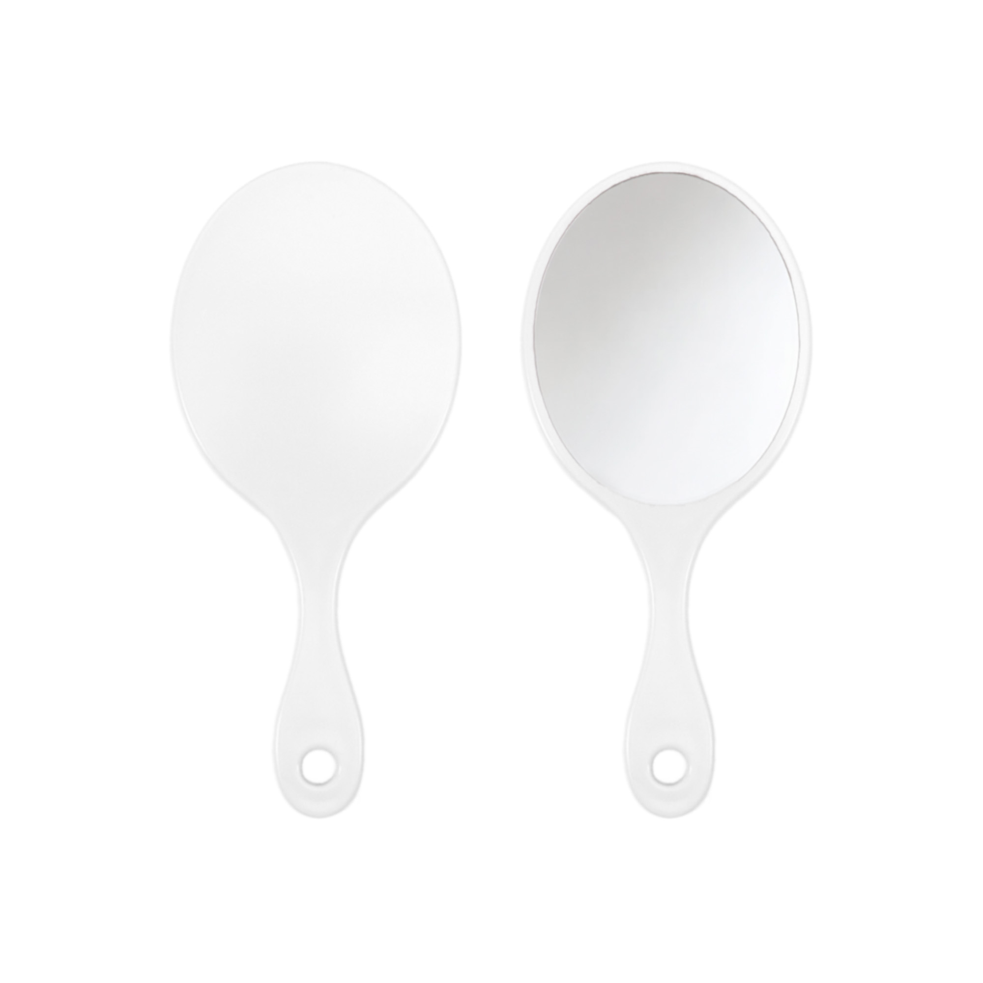 Chic Princess-Style Handheld Makeup Mirror - Image 2