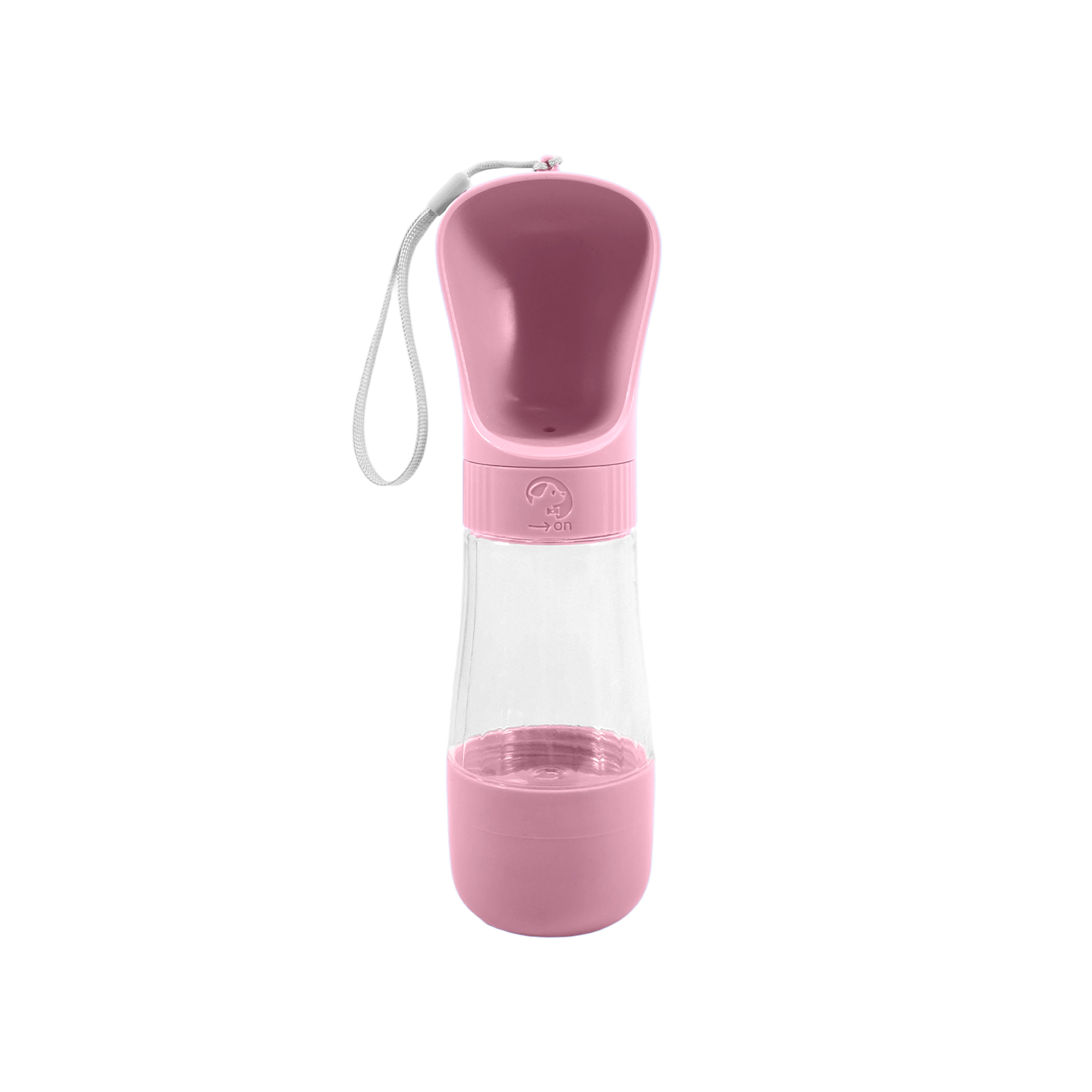 Pet Water Bottle with Food Container - Image 3