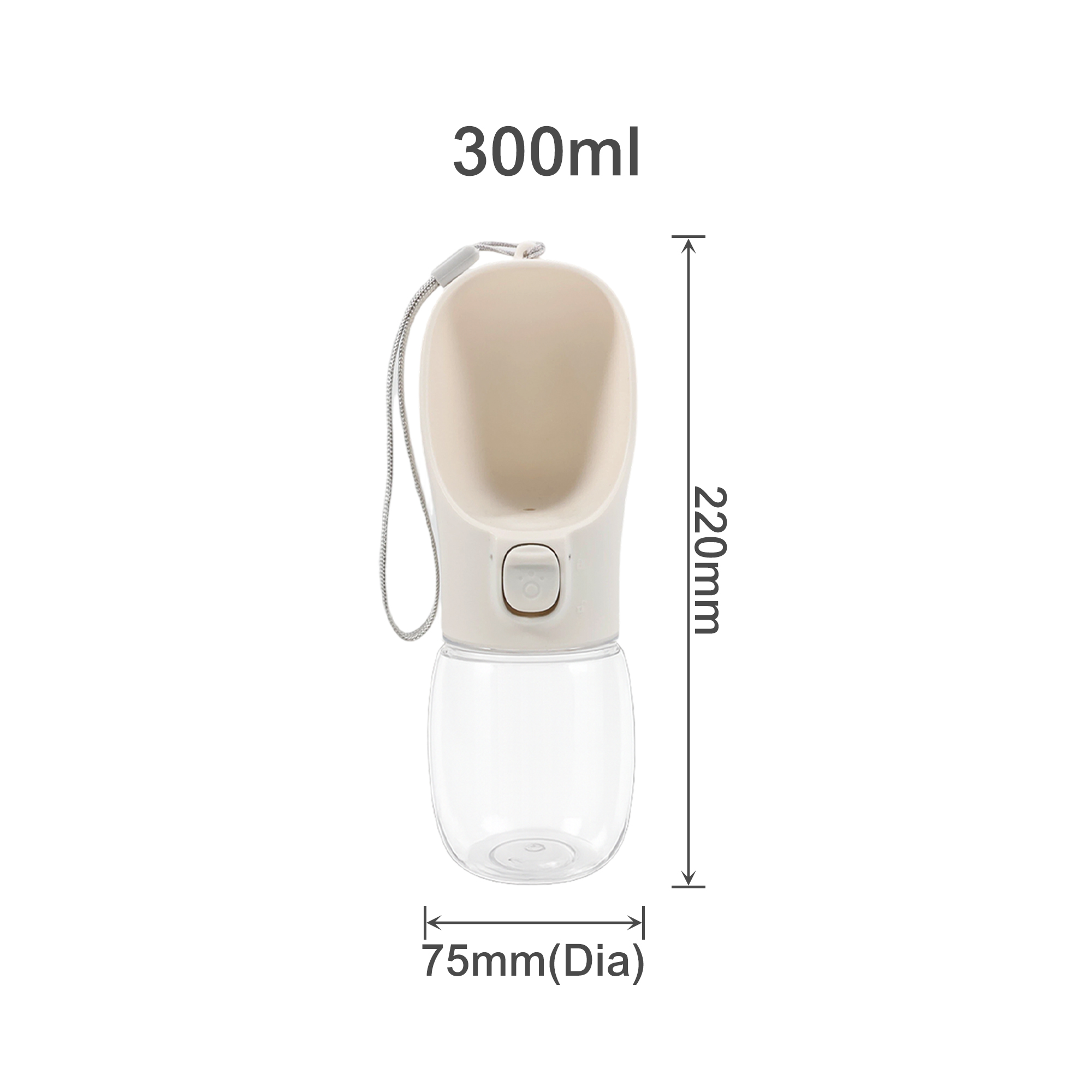300ml Portable Pet Water Bottle - Image 7