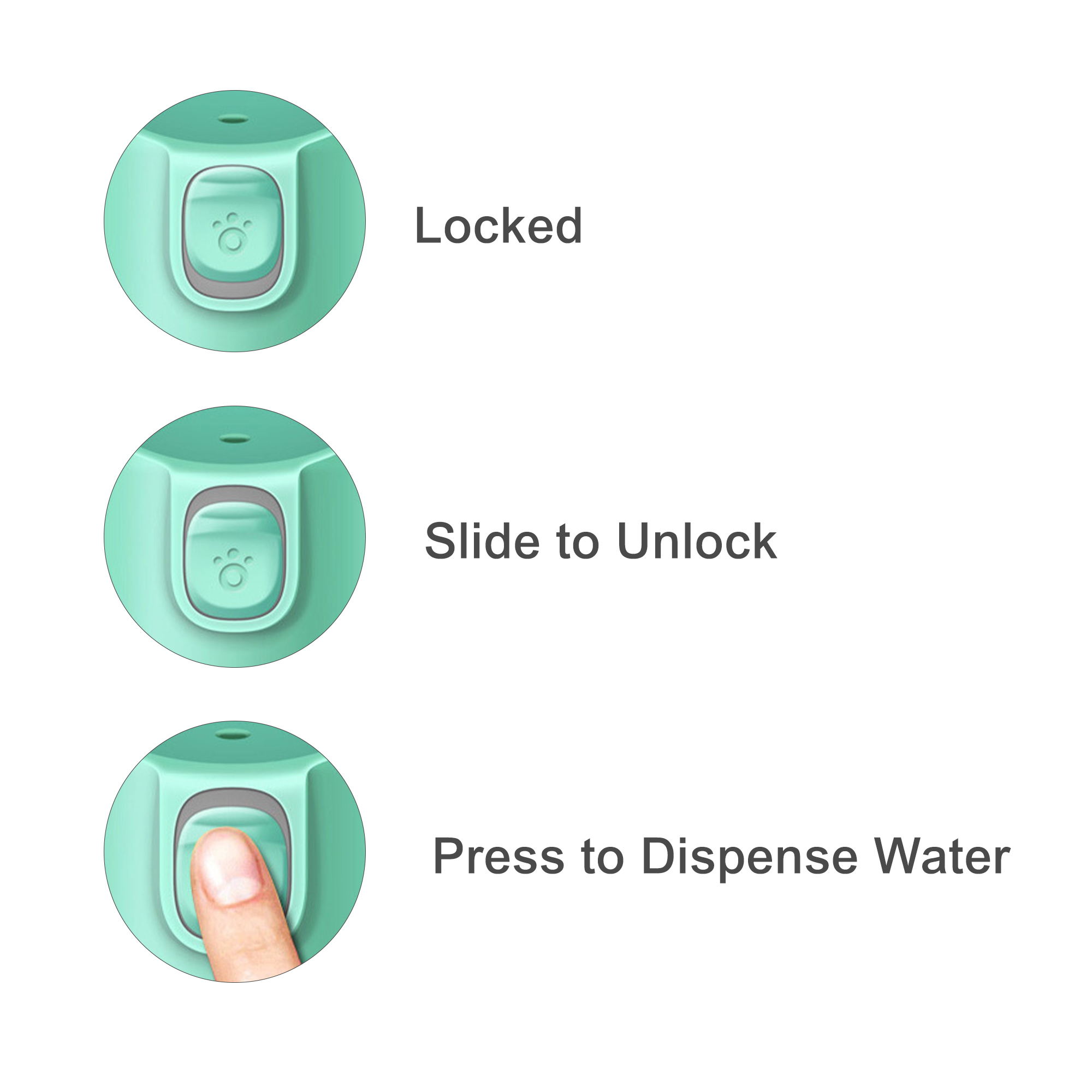 300ml Portable Pet Water Bottle - Image 10