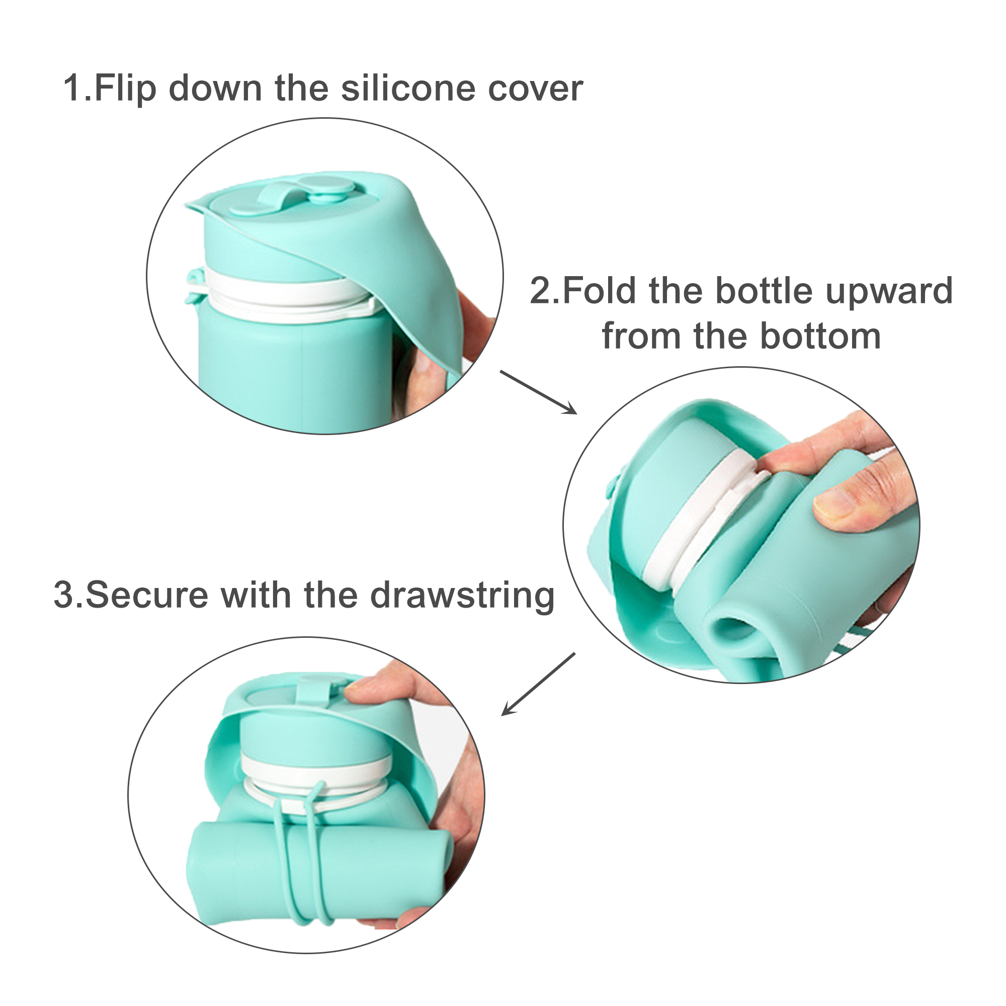 550ml Paw Bowl Collapsible Dog Water Bottle - Image 11