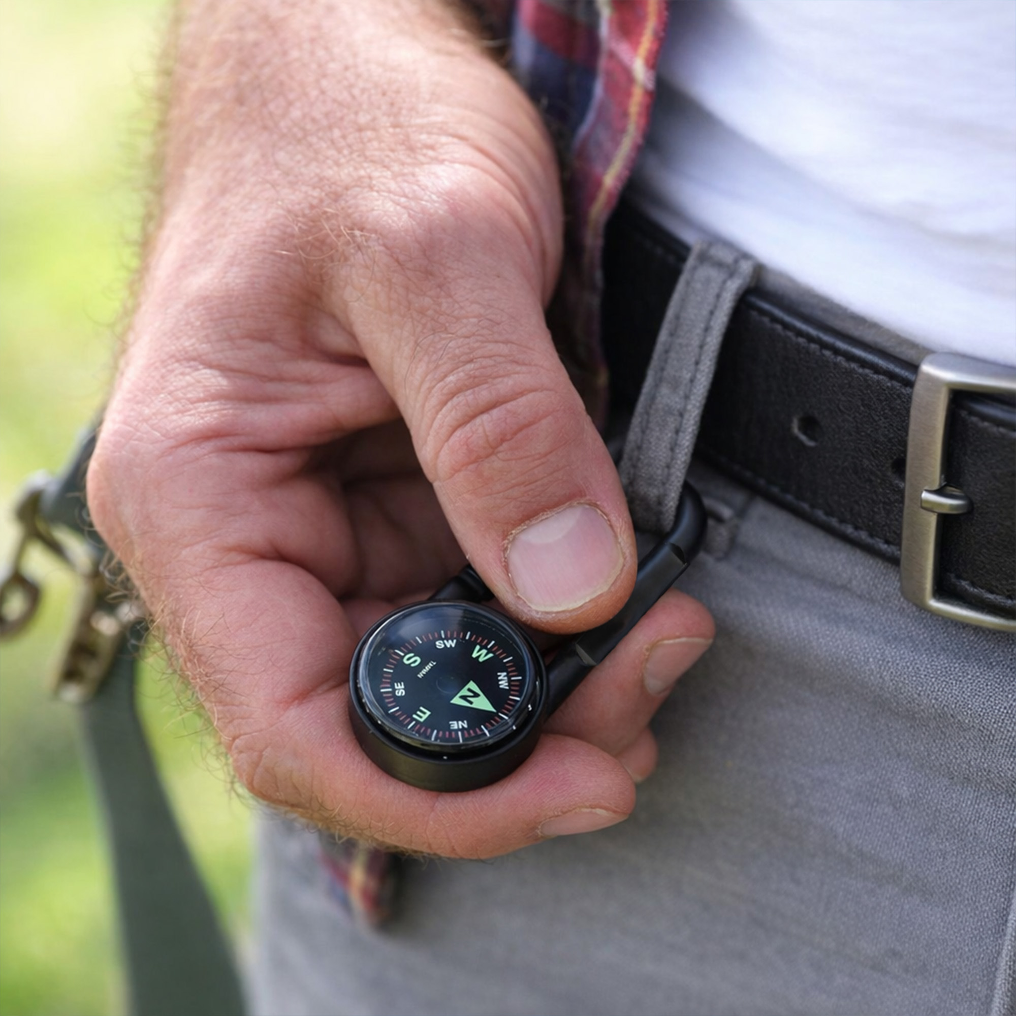 Compass Thermometre Carabiner - Image 8