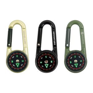 Compass Thermometre Carabiner