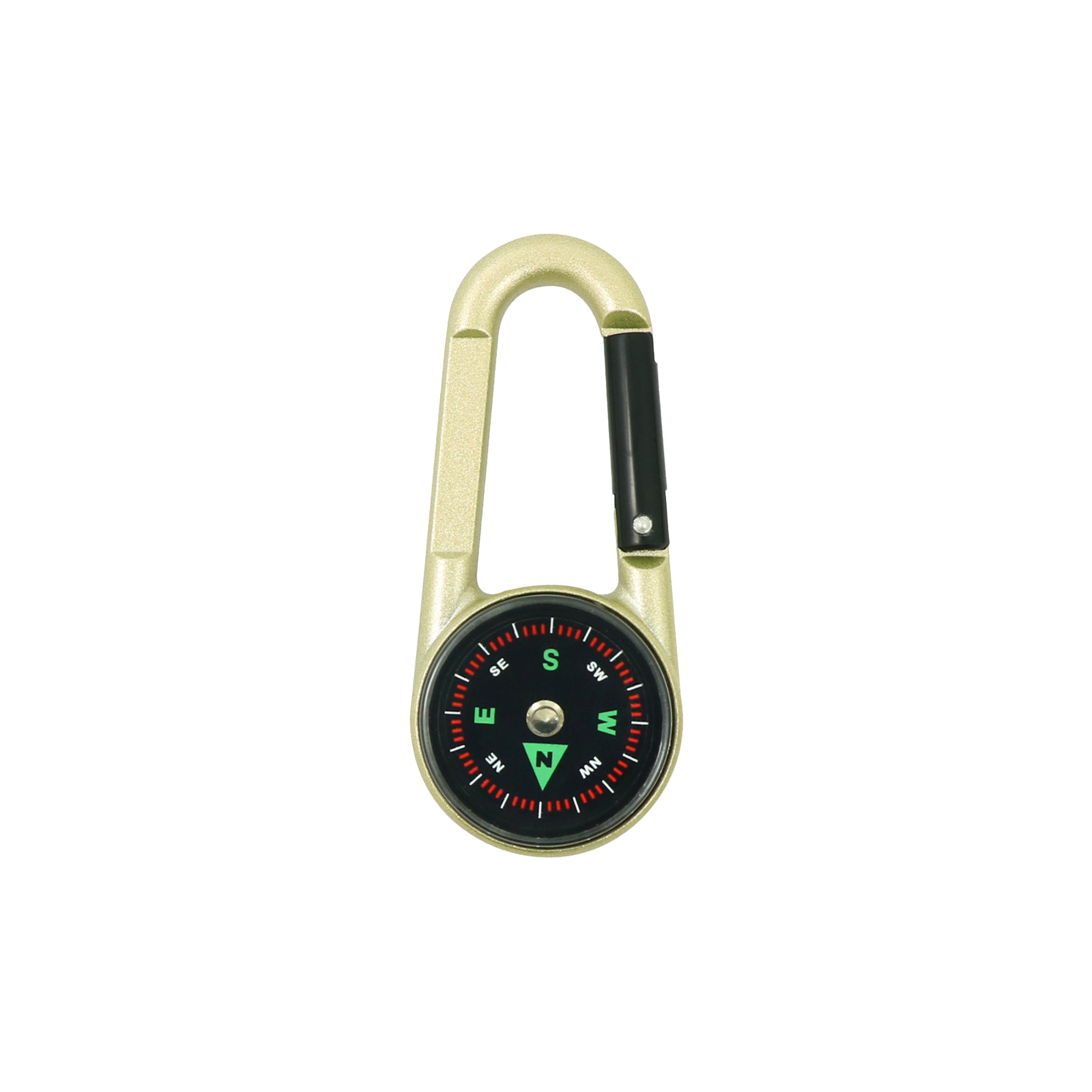 Compass Thermometre Carabiner - Image 2