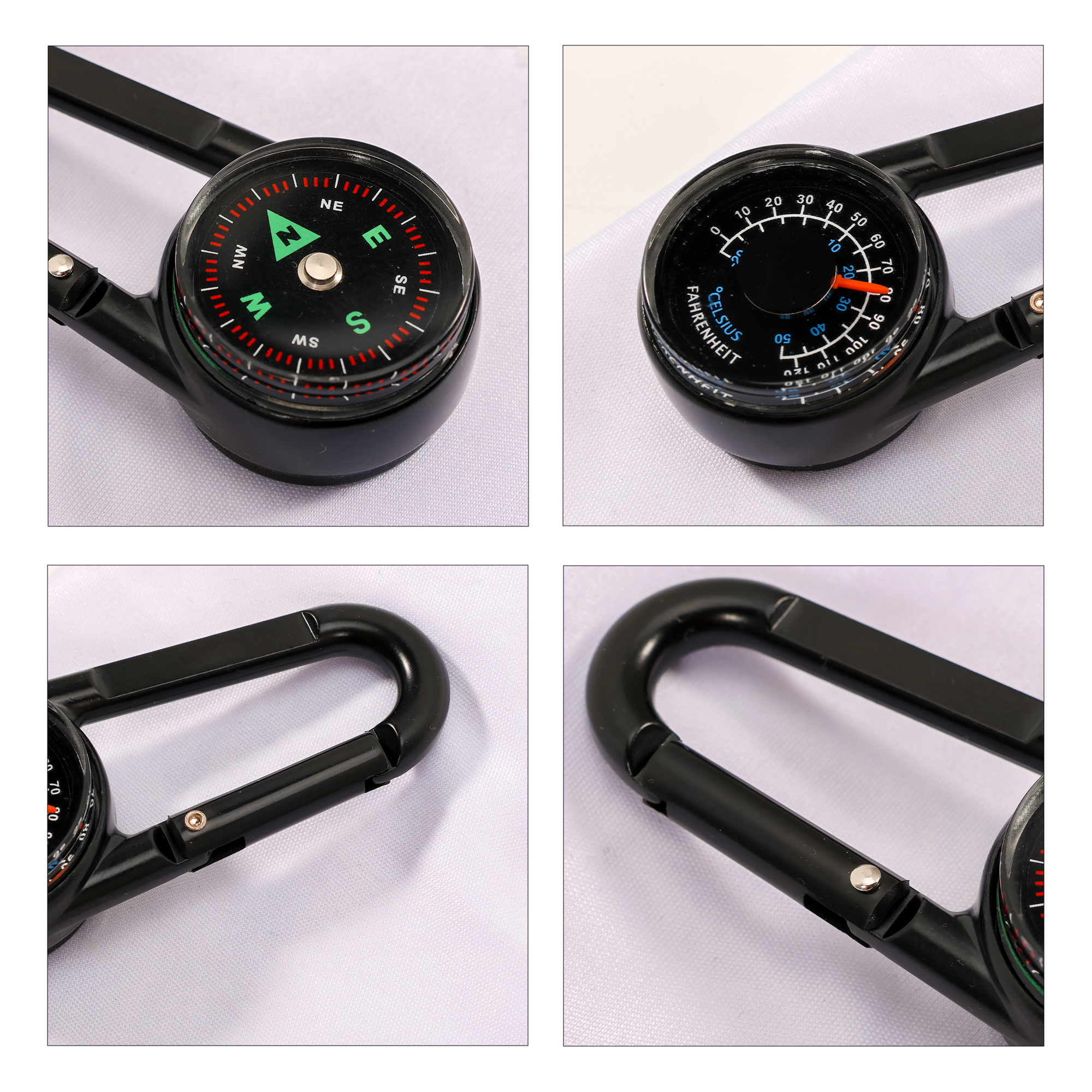 Compass Thermometre Carabiner - Image 7
