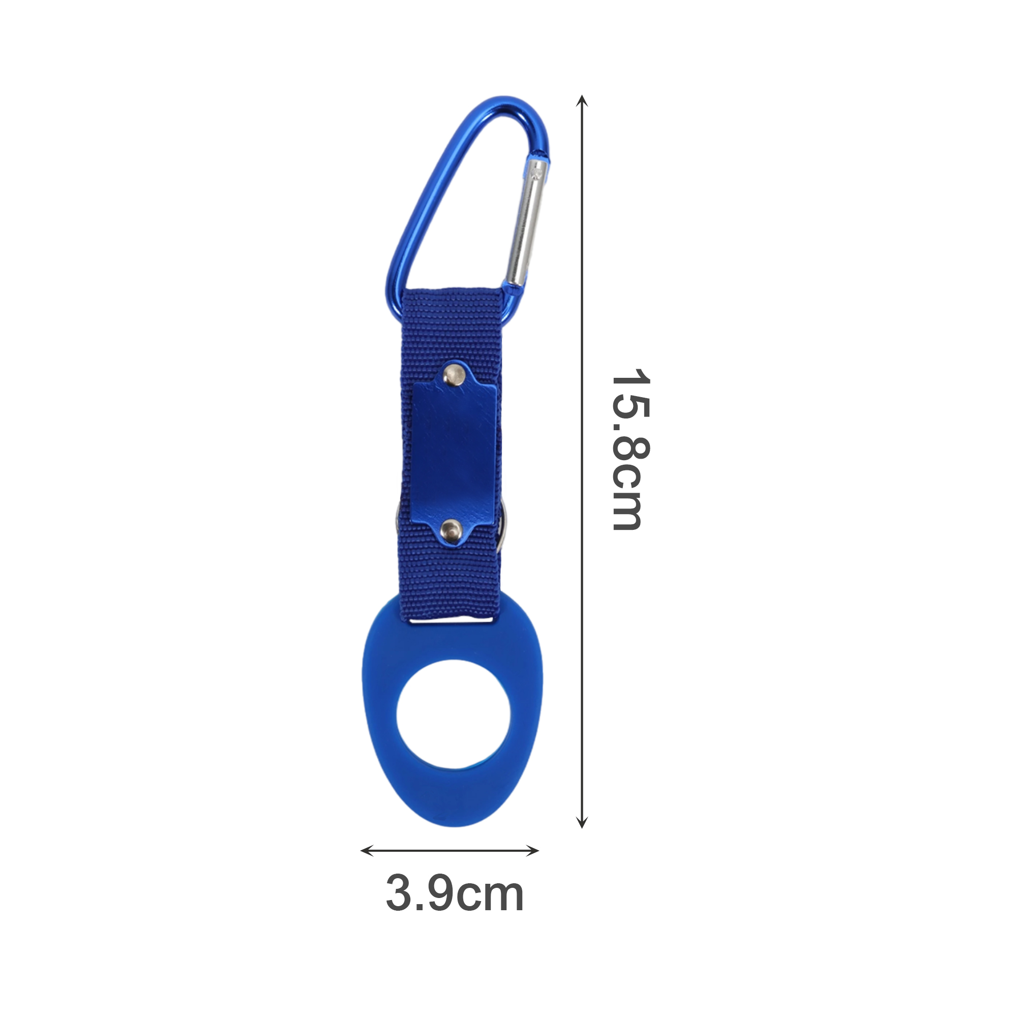 Carabiner Clip With Rubber Bottle Holder - Image 6