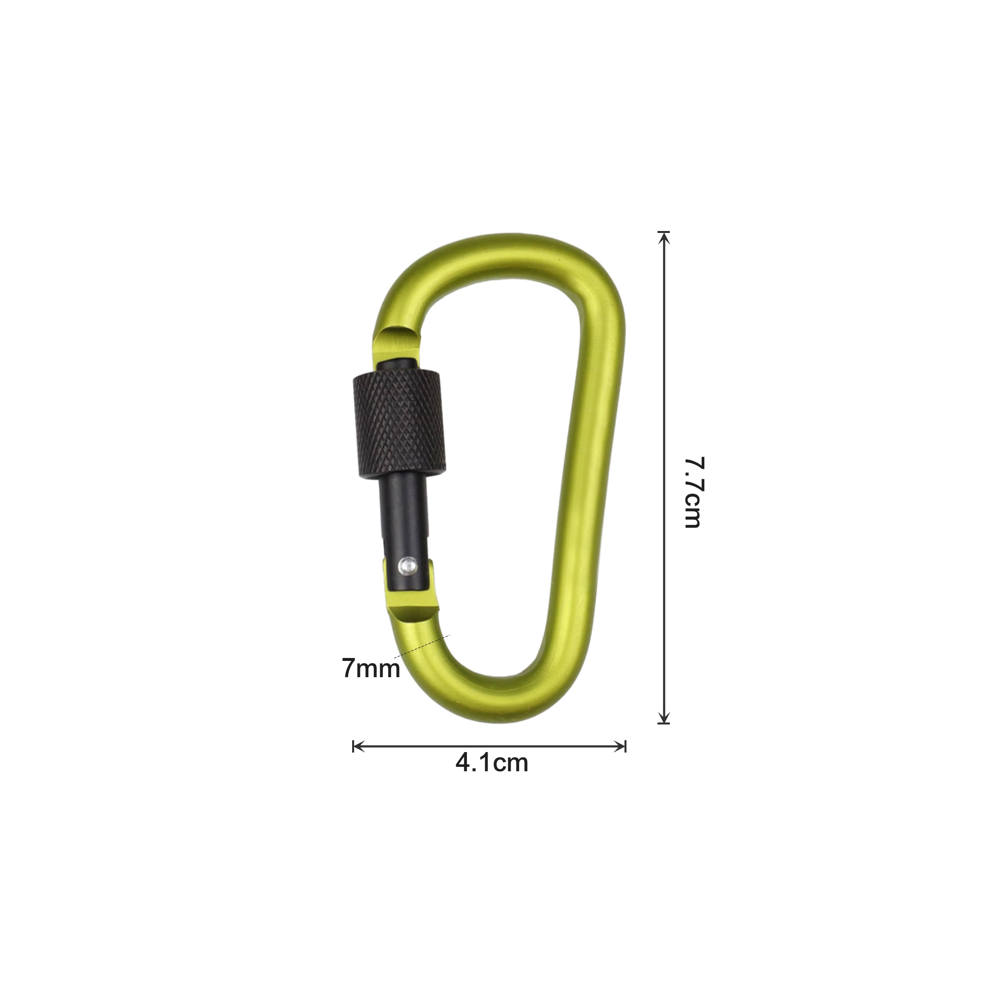D-Shaped Screw Lock Keychain - Image 11