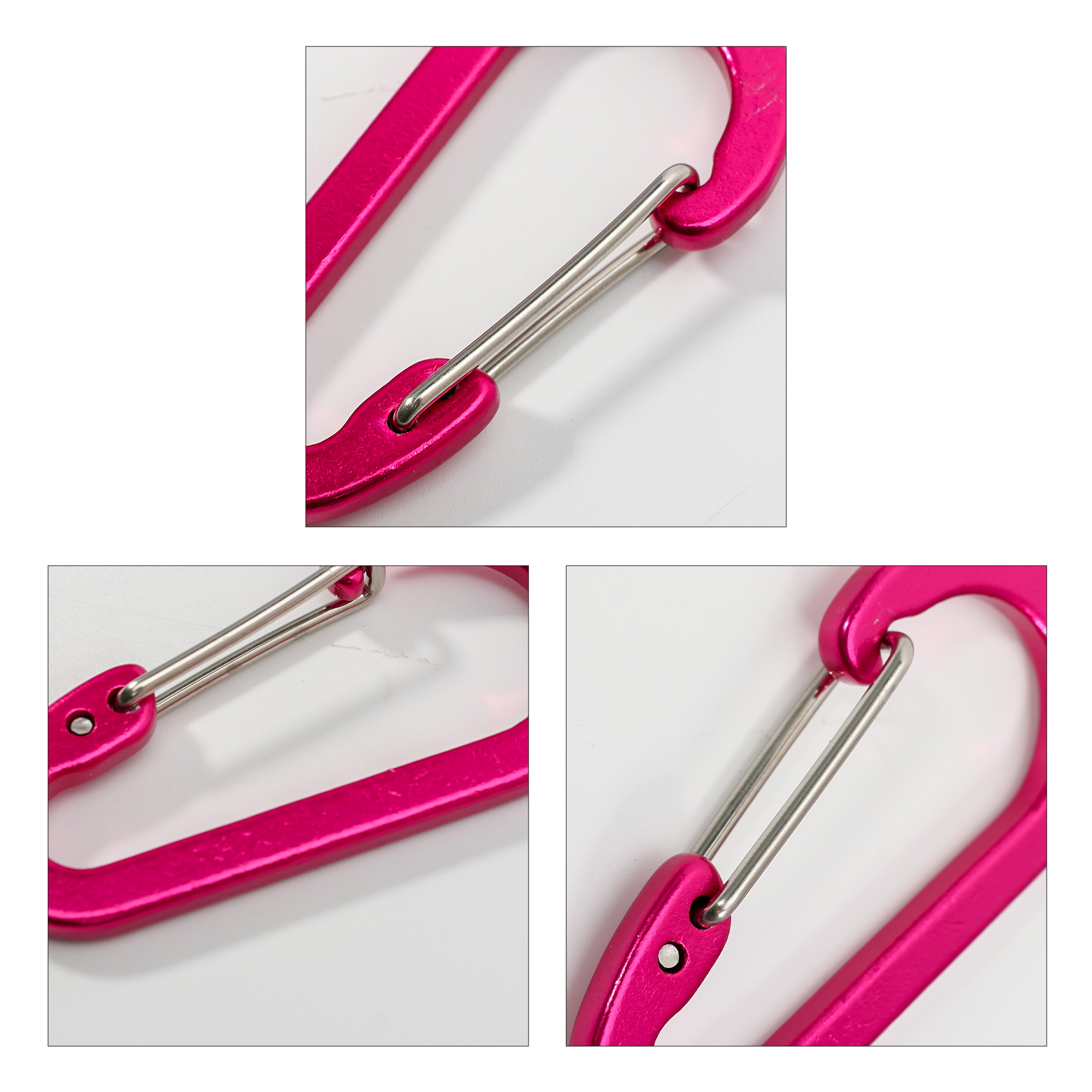 D Type Aluminium Alloy Carabiner Hooks - Image 13