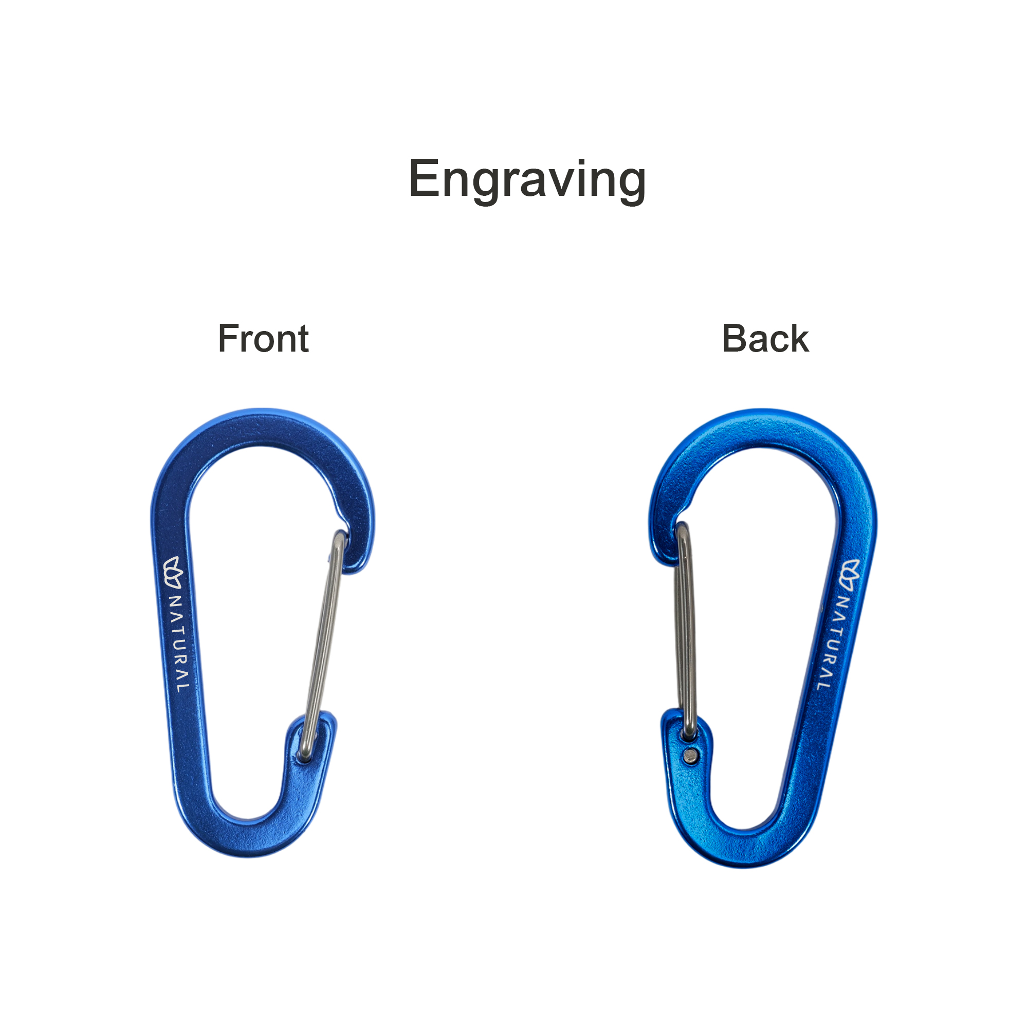 D Type Aluminium Alloy Carabiner Hooks - Image 12