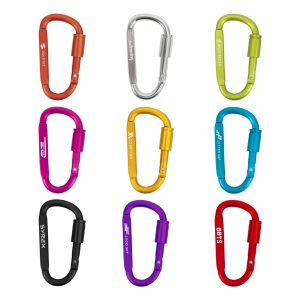 Custom D Shape Camping Carabiner