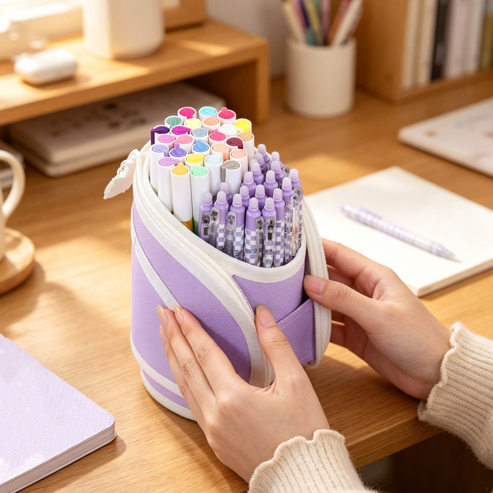 Oxford Expandable Pencil Case - Image 9