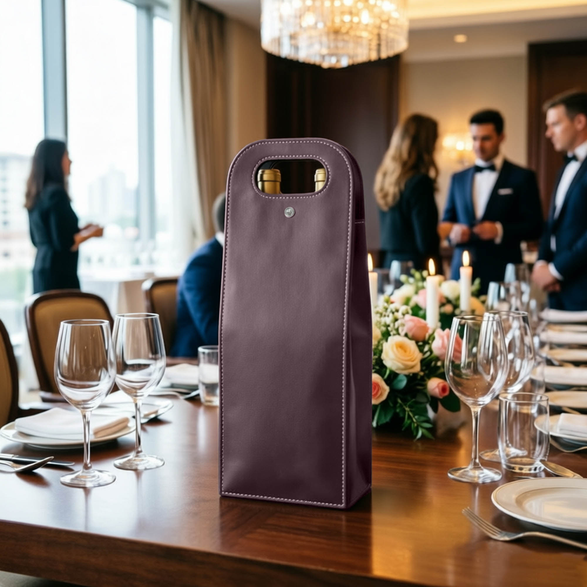 Double Wine Bottle Bag - Image 9