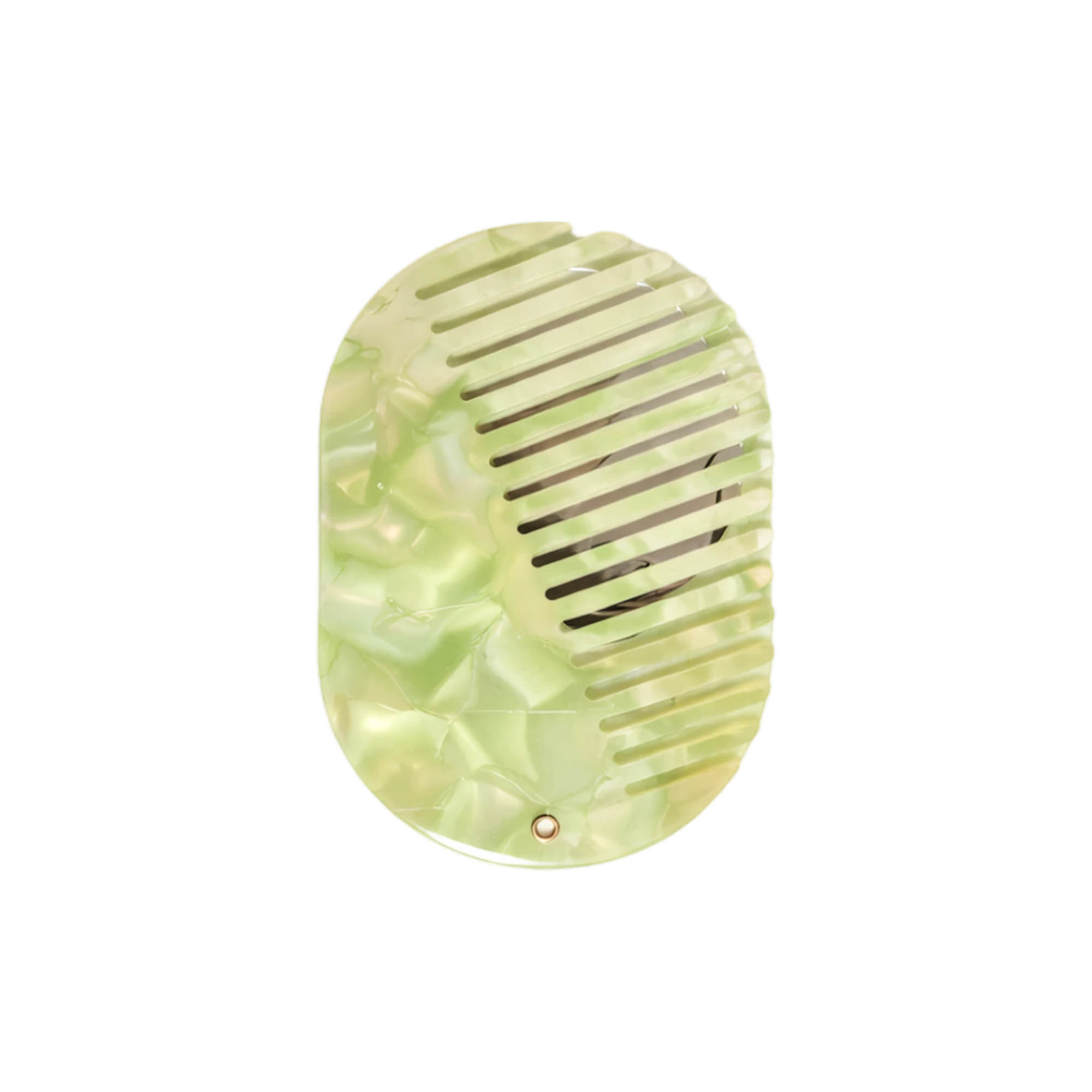 Portable Acetate Hair Comb with Mirror - Image 8