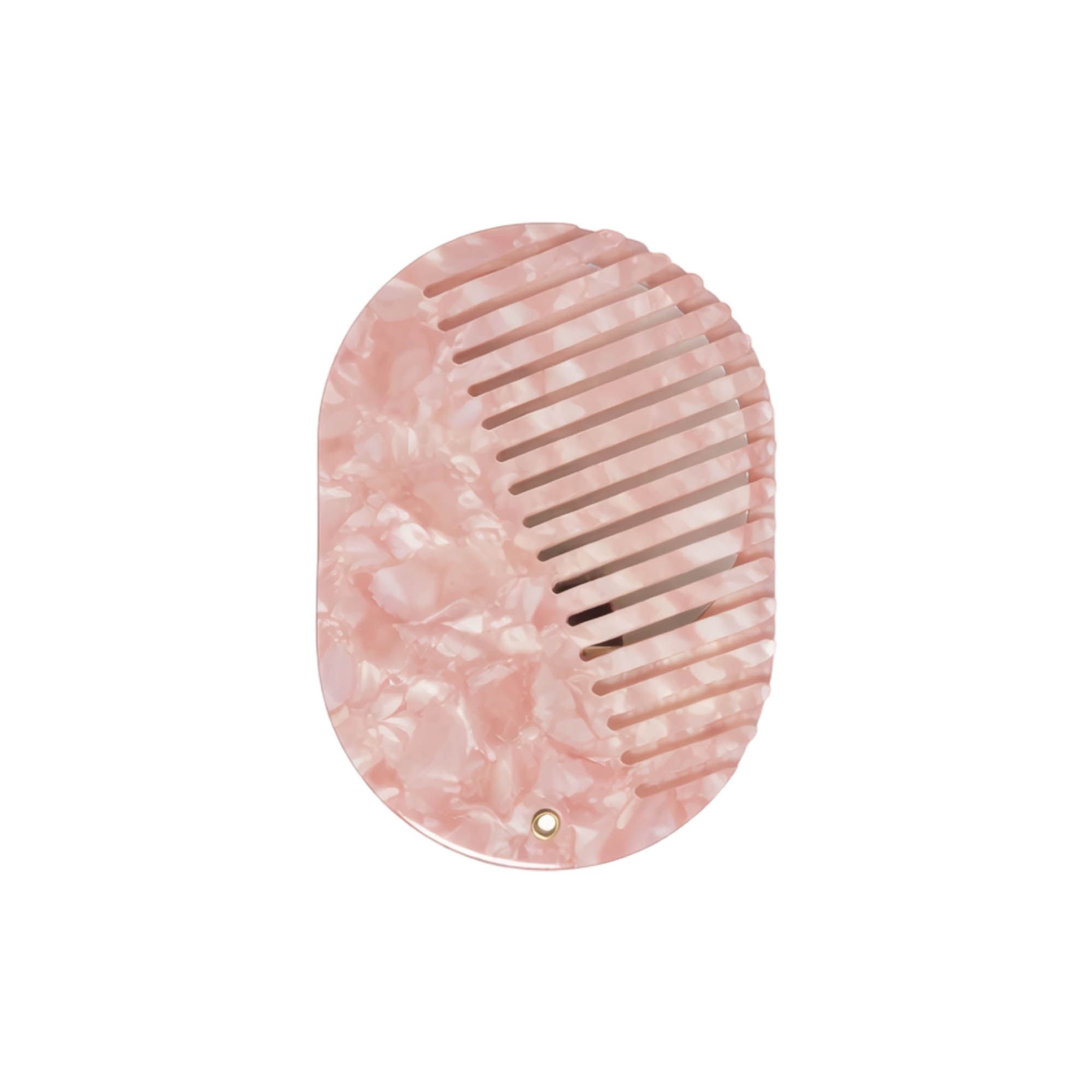 Portable Acetate Hair Comb with Mirror - Image 3