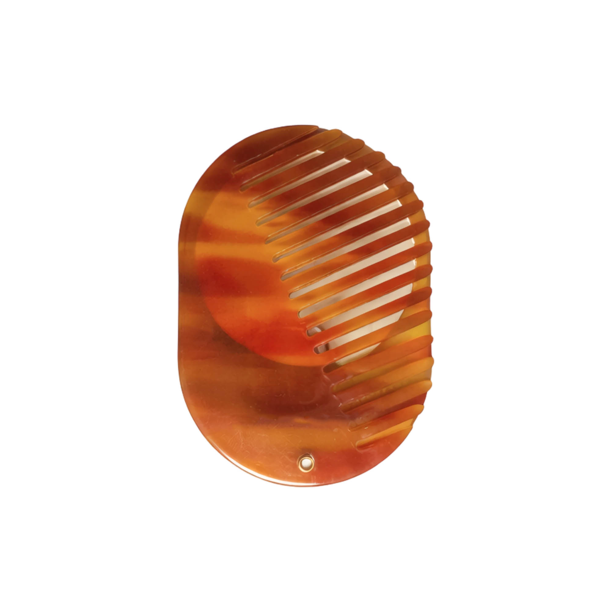 Portable Acetate Hair Comb with Mirror - Image 5