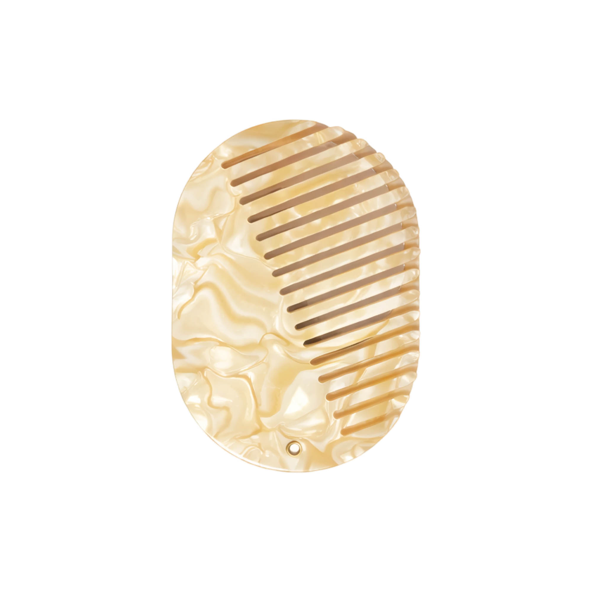 Portable Acetate Hair Comb with Mirror - Image 7