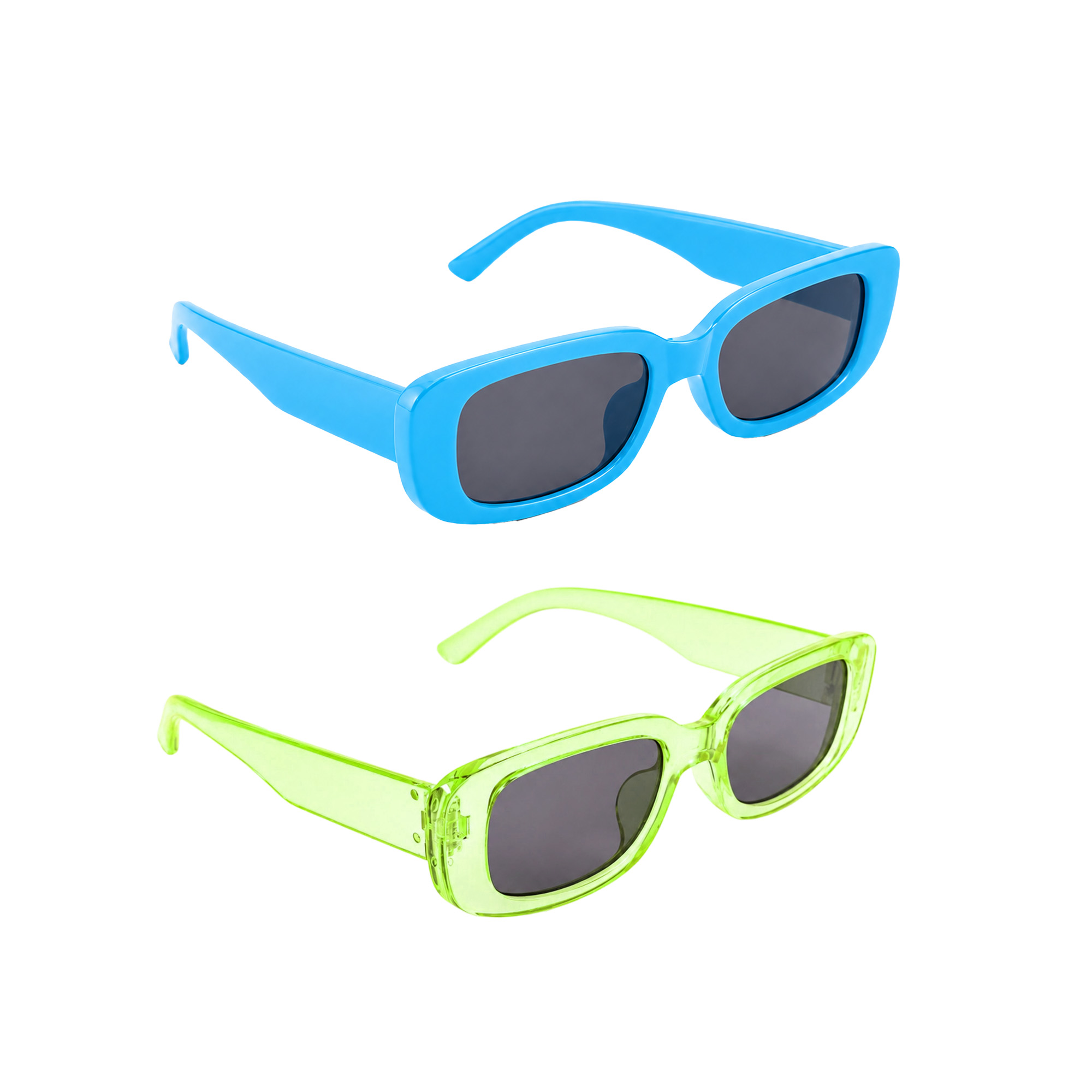Vintage Rectangle Sunglasses - Image 2