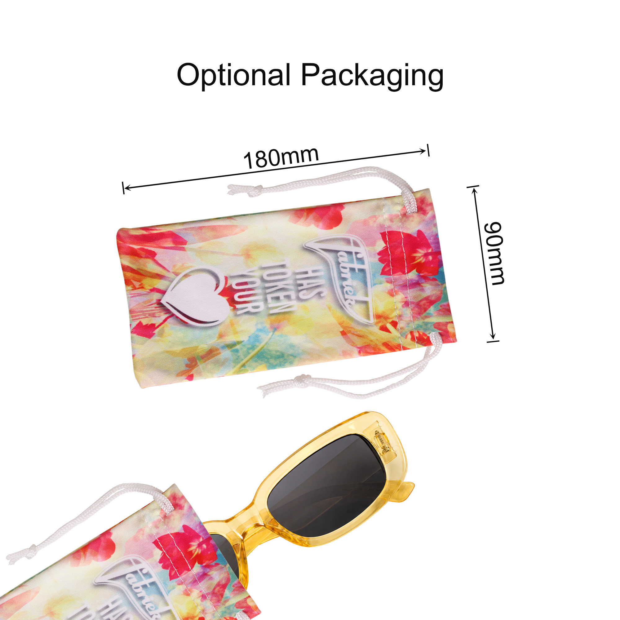 Vintage Rectangle Sunglasses - Image 7
