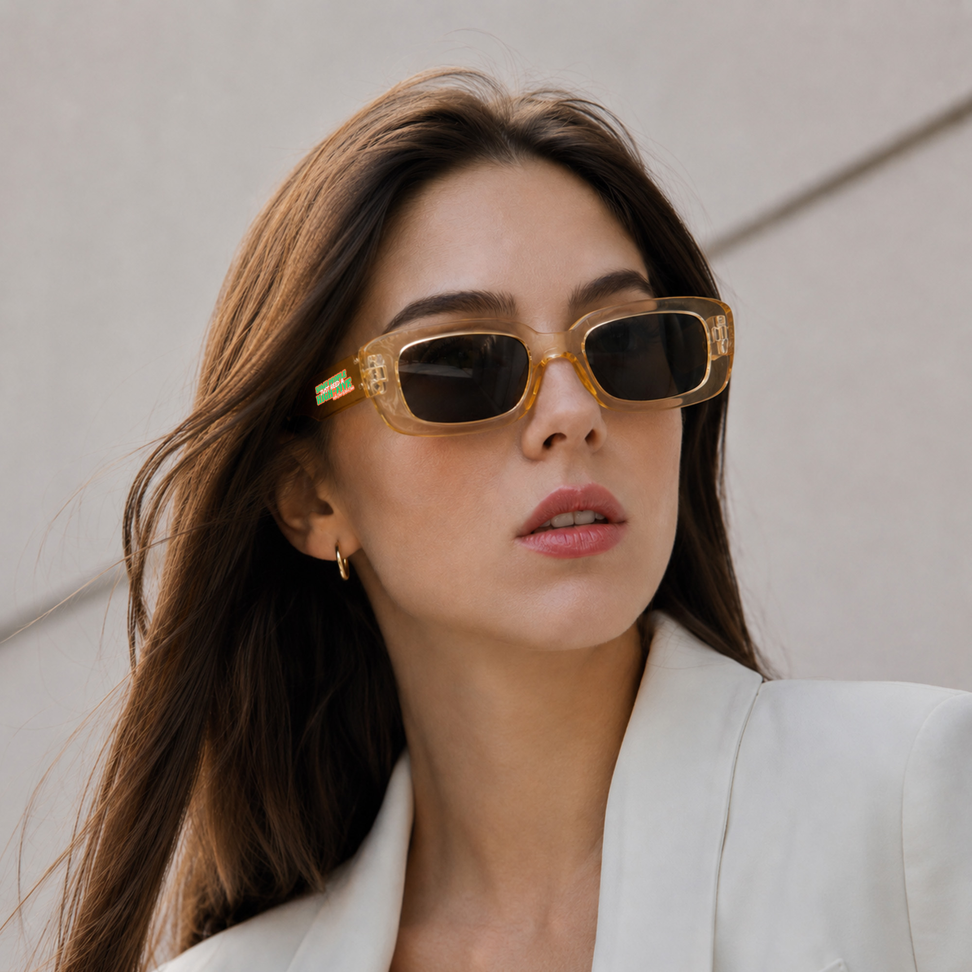 Vintage Rectangle Sunglasses - Image 6