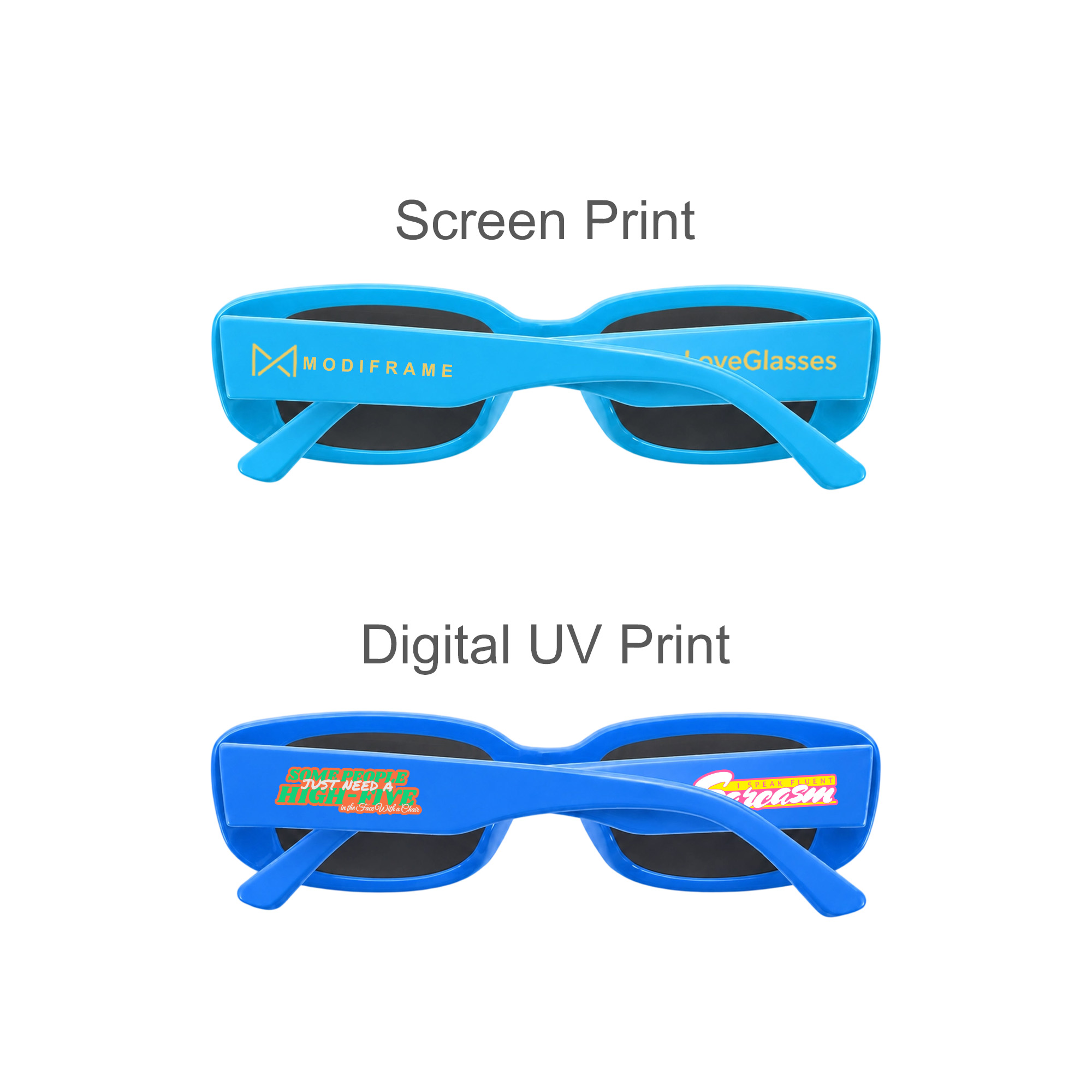 Vintage Rectangle Sunglasses - Image 4