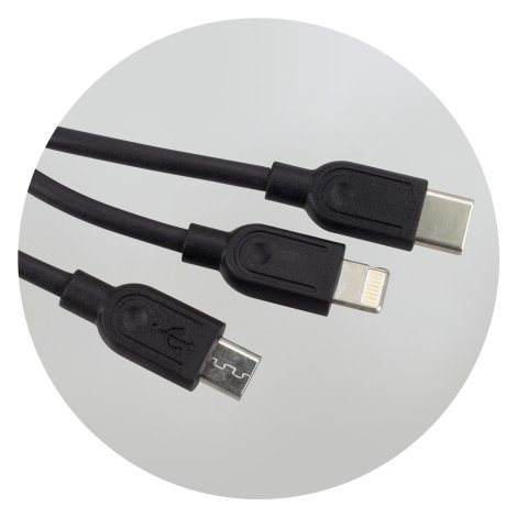 Bamboo Triple Connector Cable - Image 6