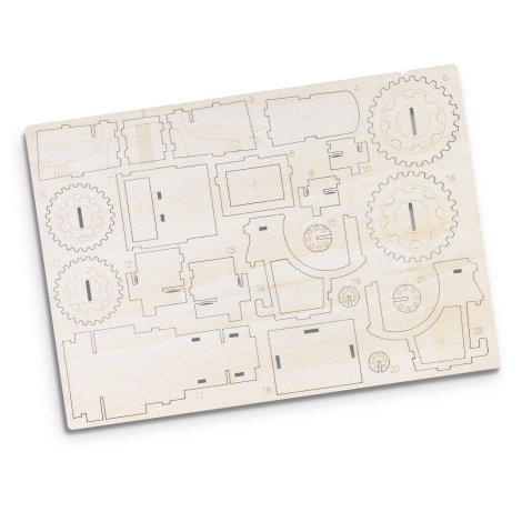 BRANDCRAFT Tractor Wooden Model - Image 4