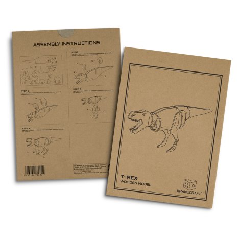 BRANDCRAFT Tyrannosaurus Rex Wooden Model - Image 5